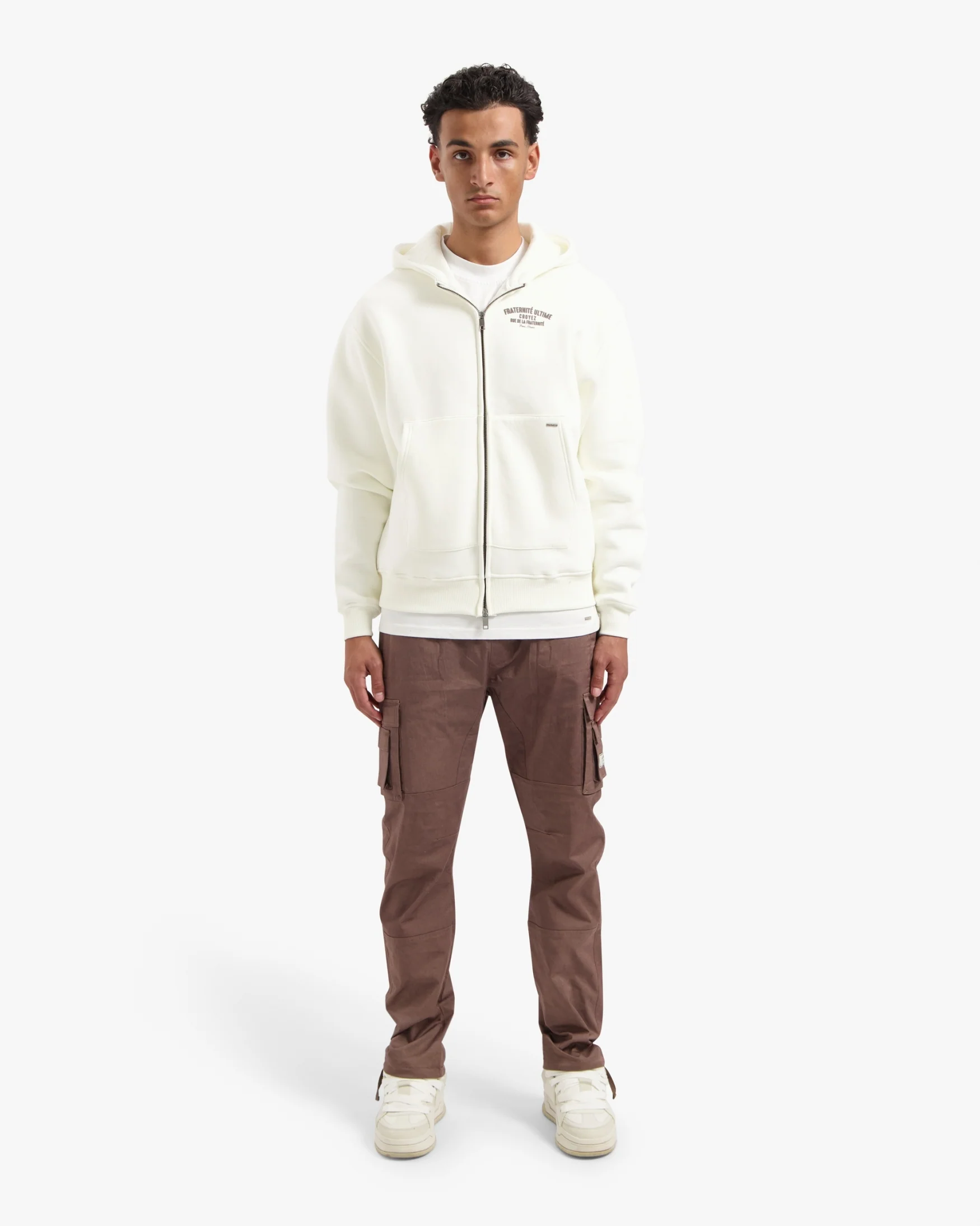 Croyez Fraternité Zip-Hoodie | Off-white - Image 5