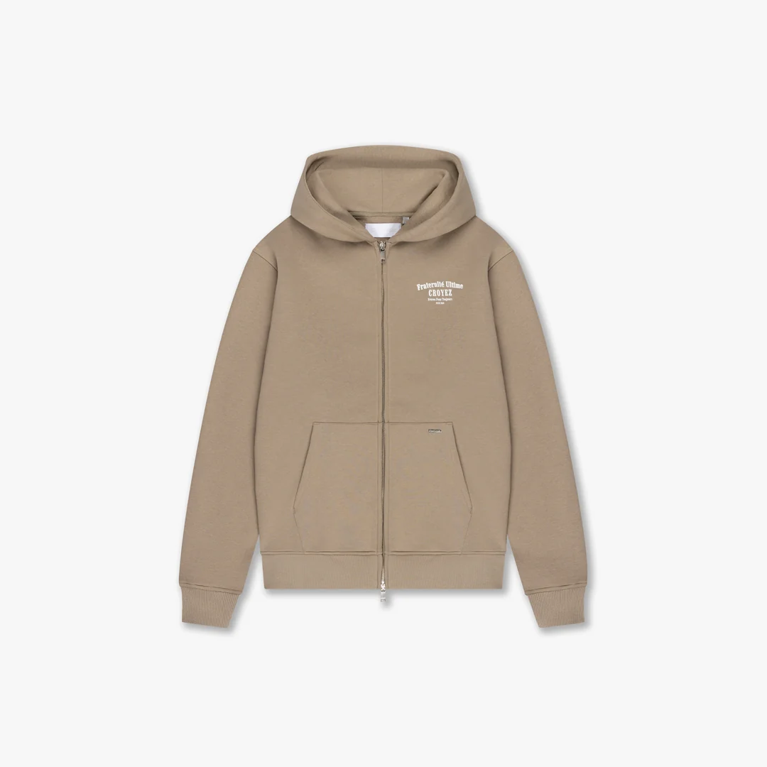 CROYEZ FRATERNITÉ ZIP-HOODIE | SAND