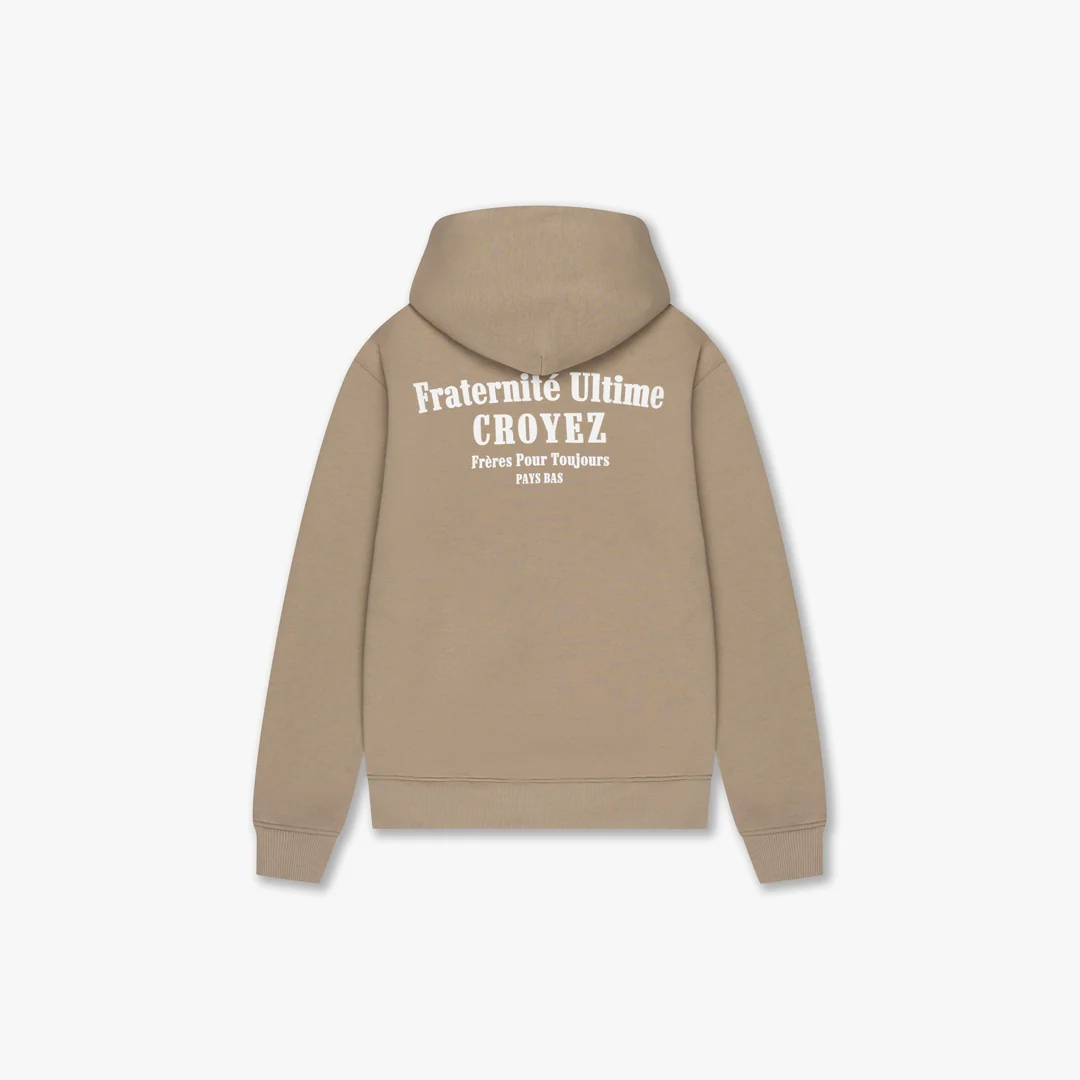 CROYEZ FRATERNITÉ ZIP-HOODIE | SAND - Image 2
