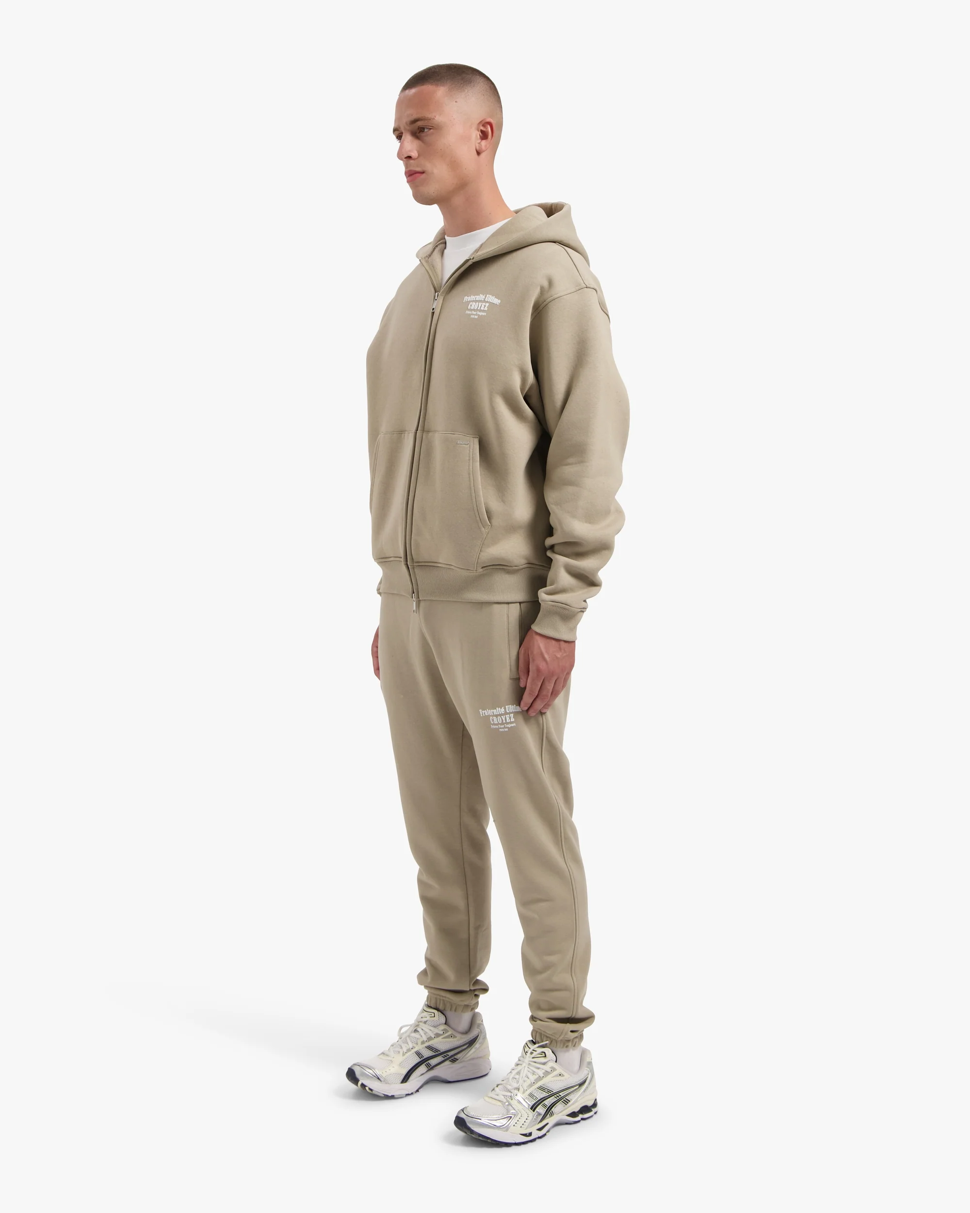 CROYEZ FRATERNITÉ ZIP-HOODIE | SAND - Image 7