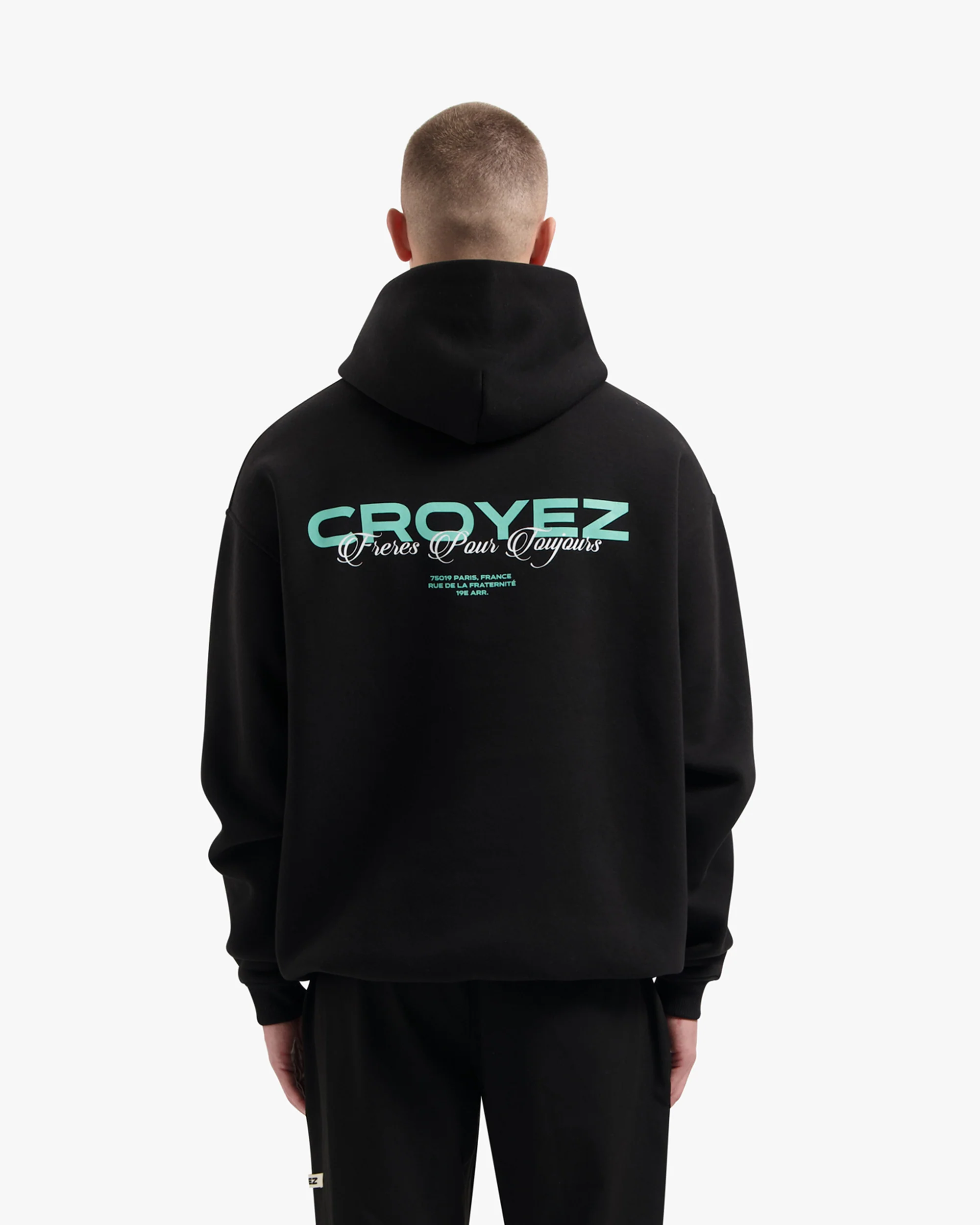 Croyez Frères Hoodie | Black - Image 4