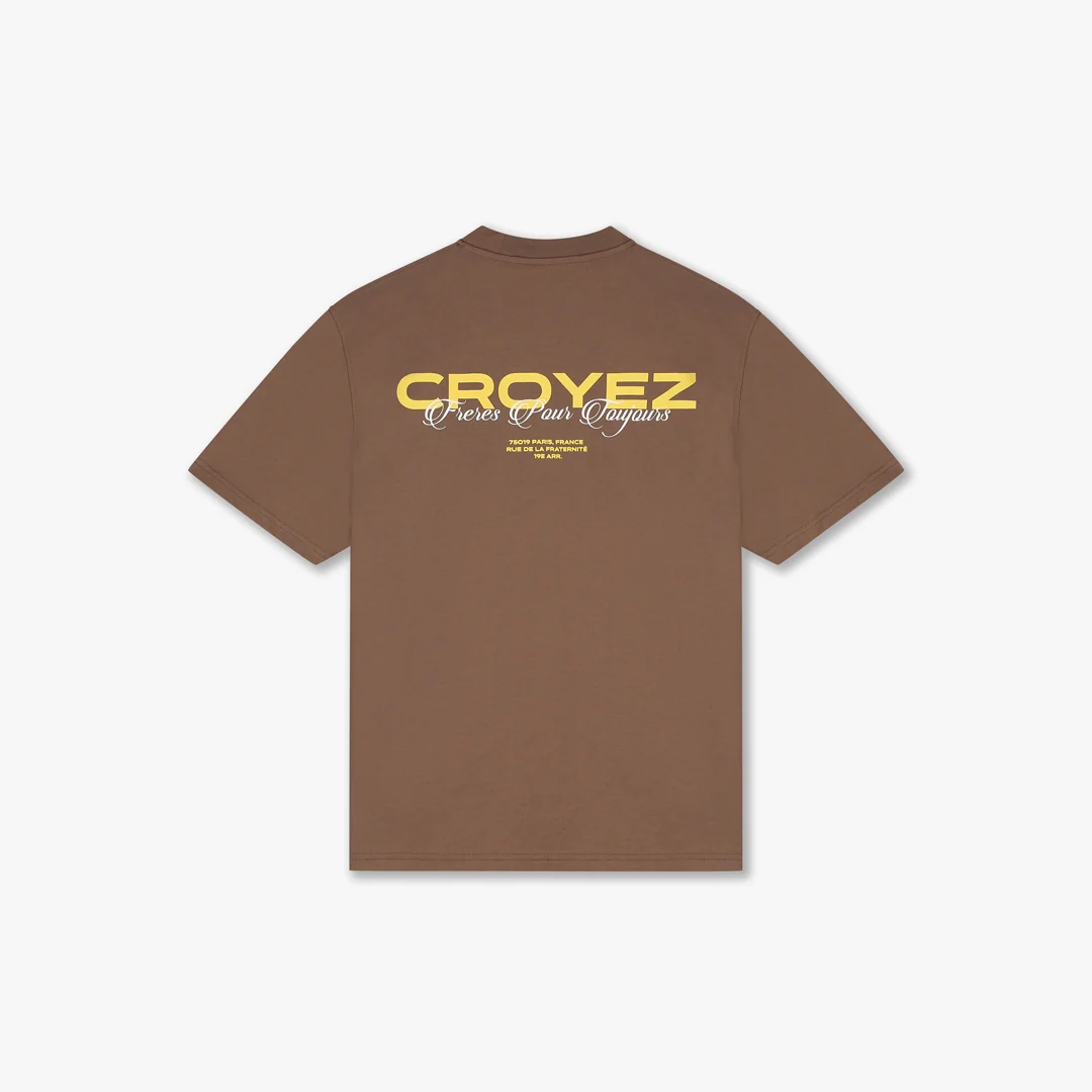 Croyez Frères T-Shirt | Brown - Image 2
