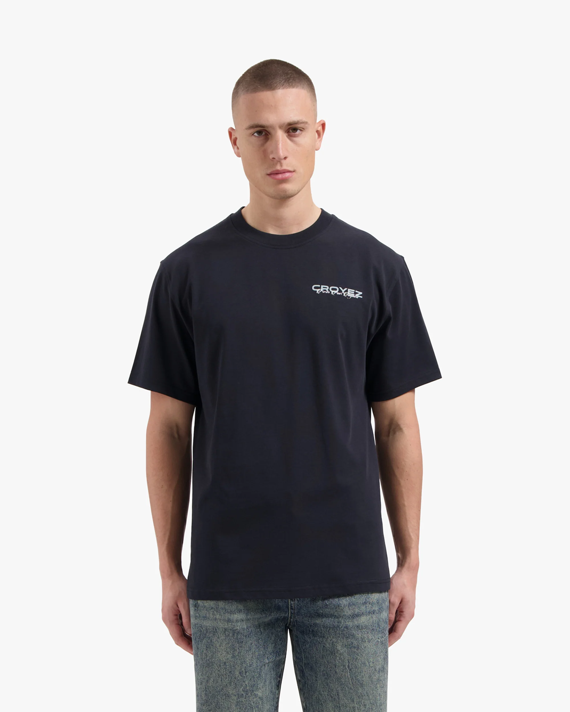 Croyez Frères T-Shirt | Navy - Image 3