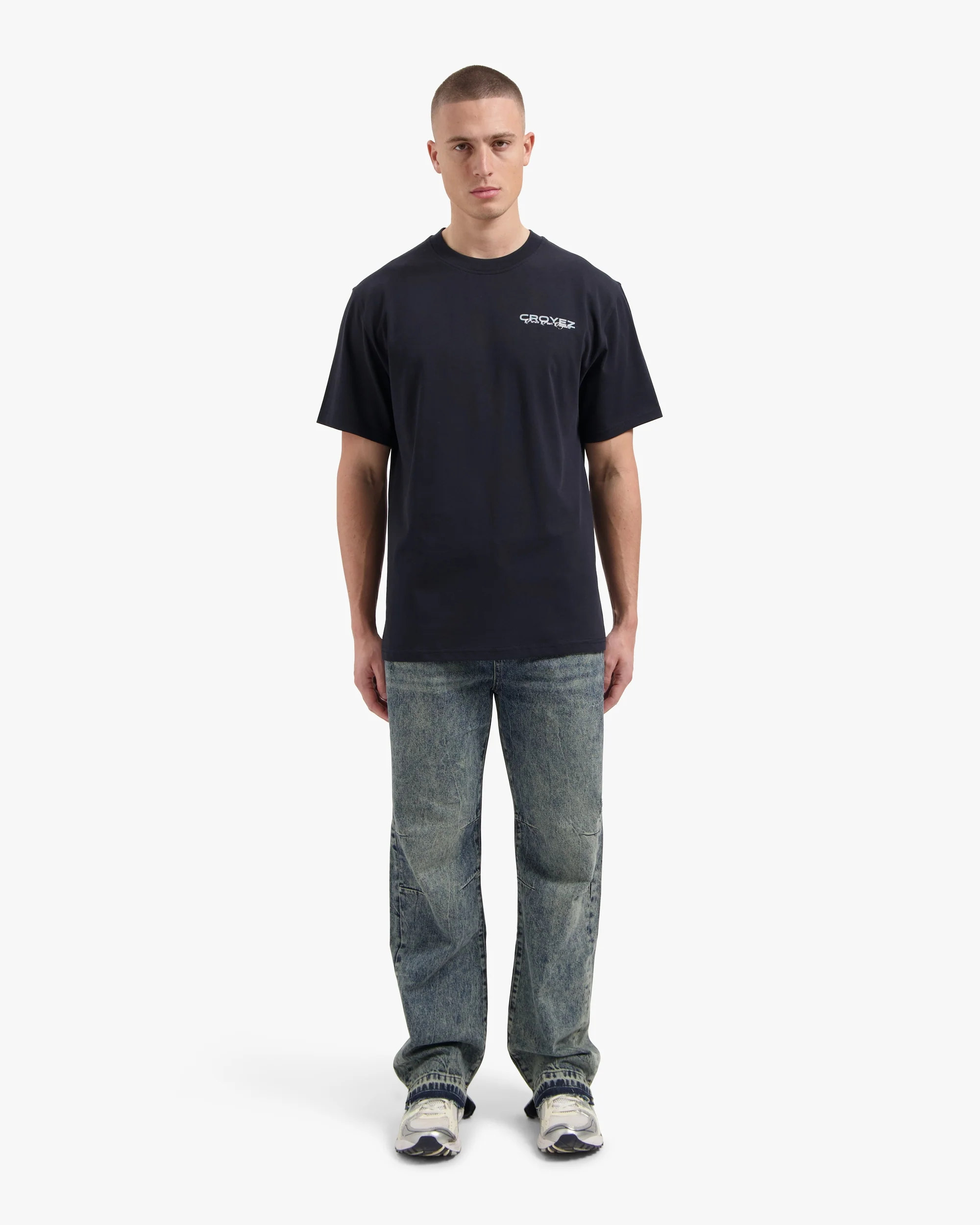 Croyez Frères T-Shirt | Navy - Image 5