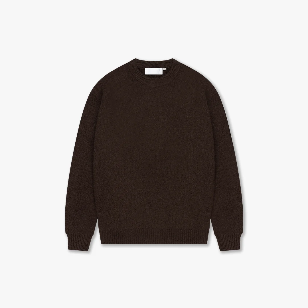 CROYEZ GALLERY KNIT SWEATER | BROWN