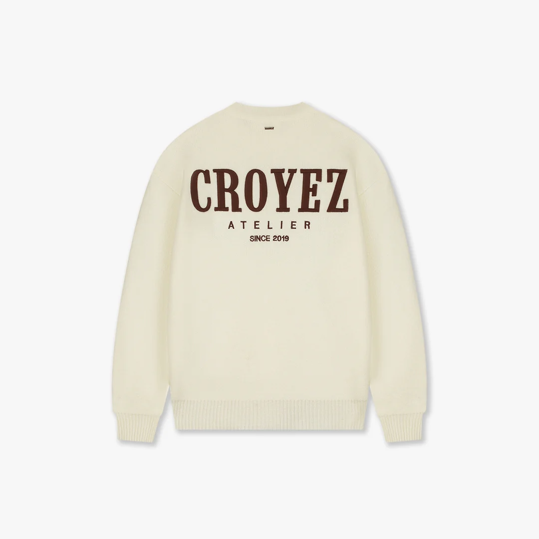 Croyez Gallery Knit Sweater | Off-White - Image 2