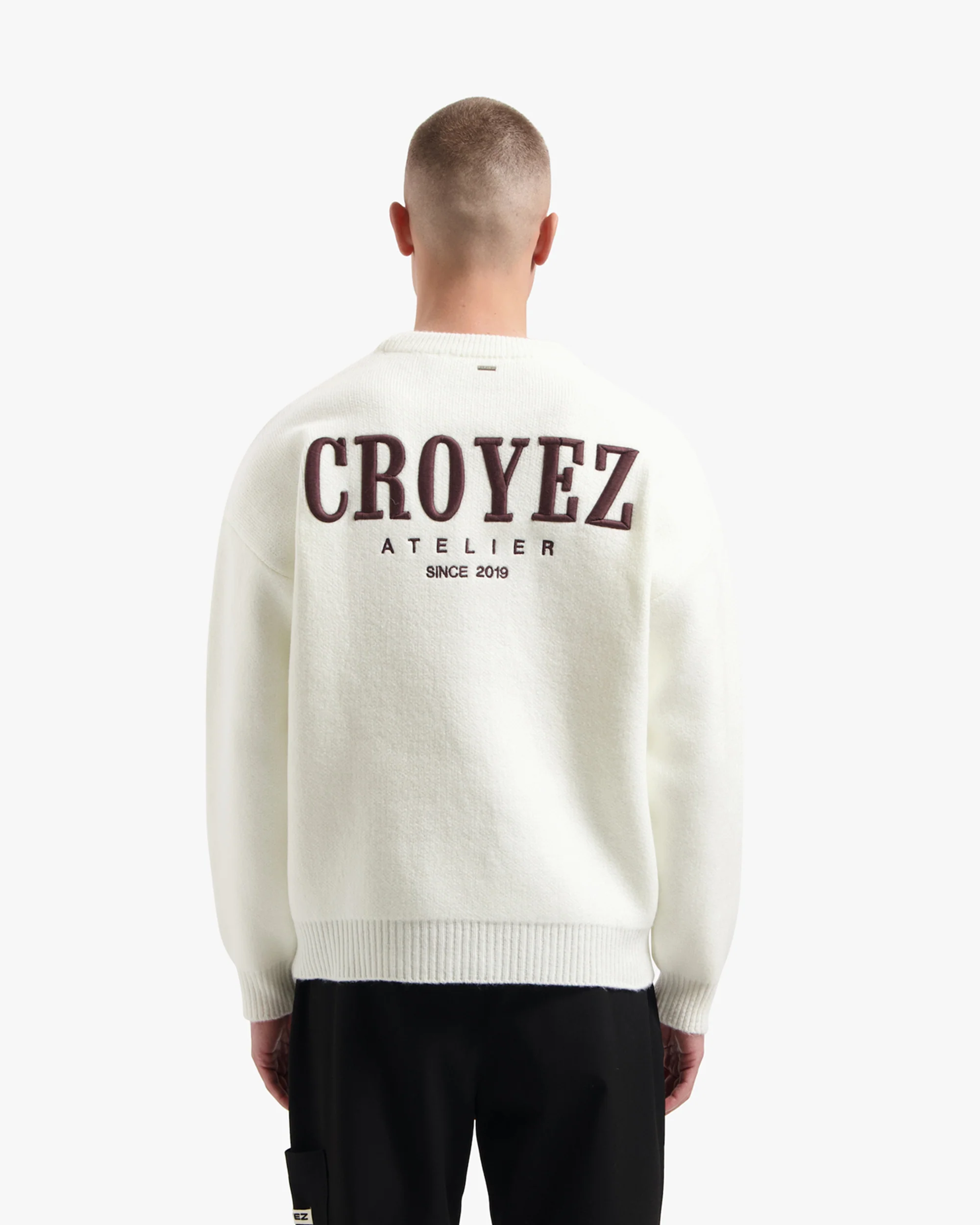 Croyez Gallery Knit Sweater | Off-White - Image 4