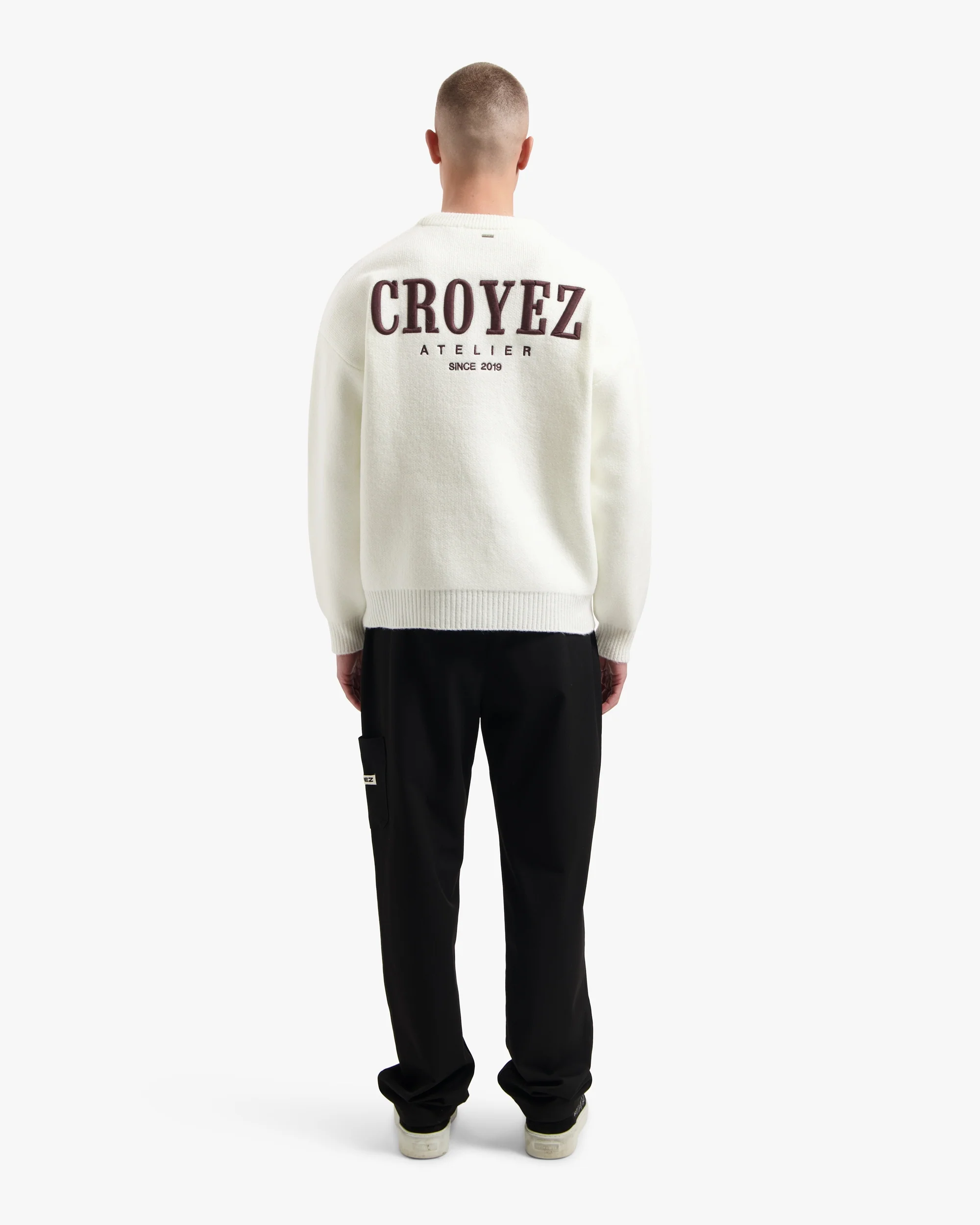 Croyez Gallery Knit Sweater | Off-White - Image 6