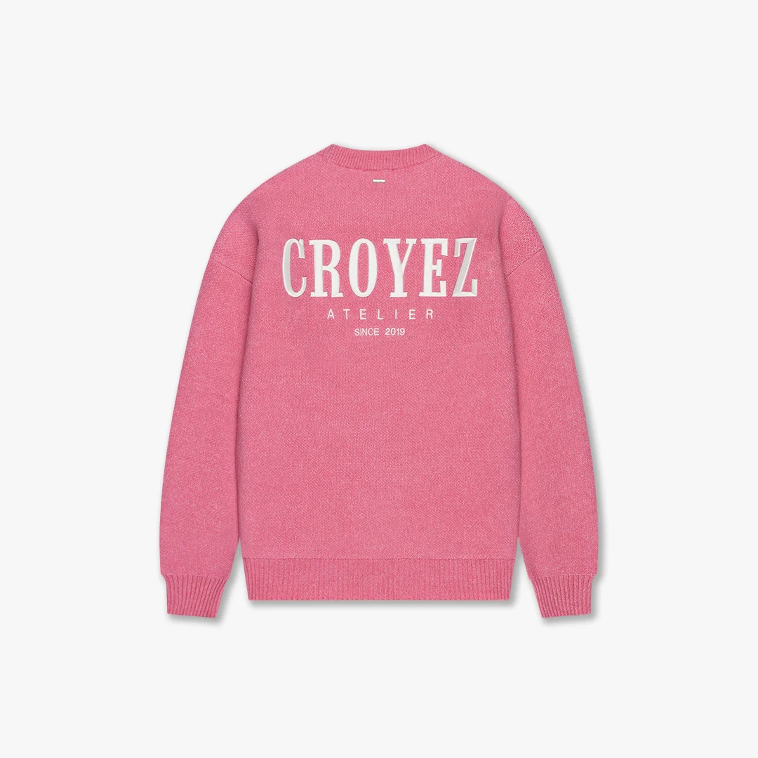CROYEZ GALLERY KNIT SWEATER | PINK - Image 2