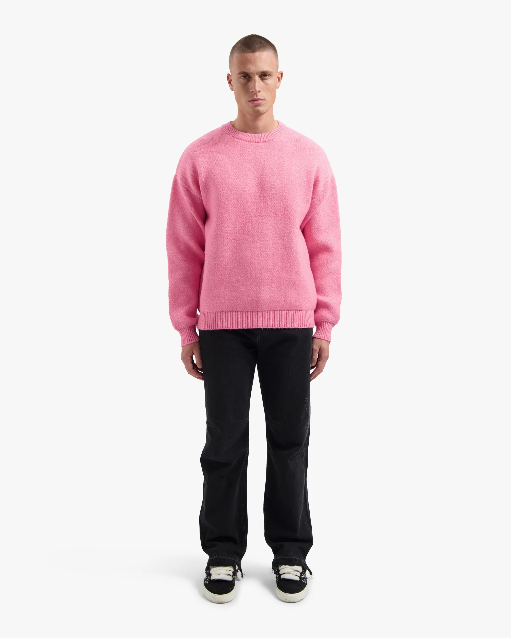 CROYEZ GALLERY KNIT SWEATER | PINK - Image 5