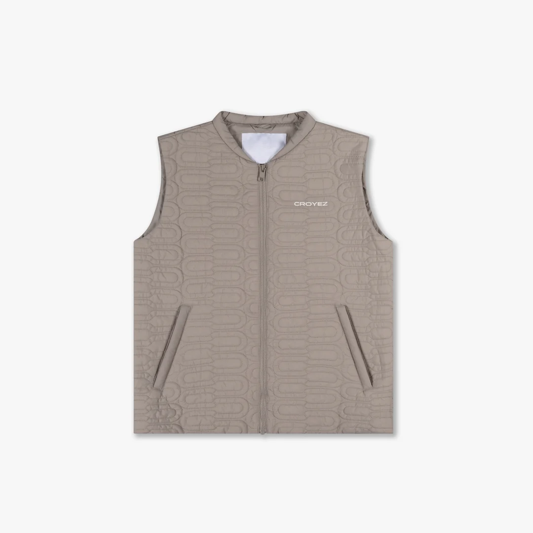 CROYEZ GALLERY QUILTED VEST | STONE