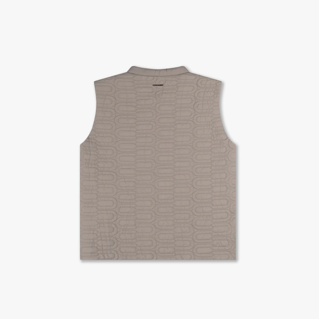CROYEZ GALLERY QUILTED VEST | STONE - Image 2