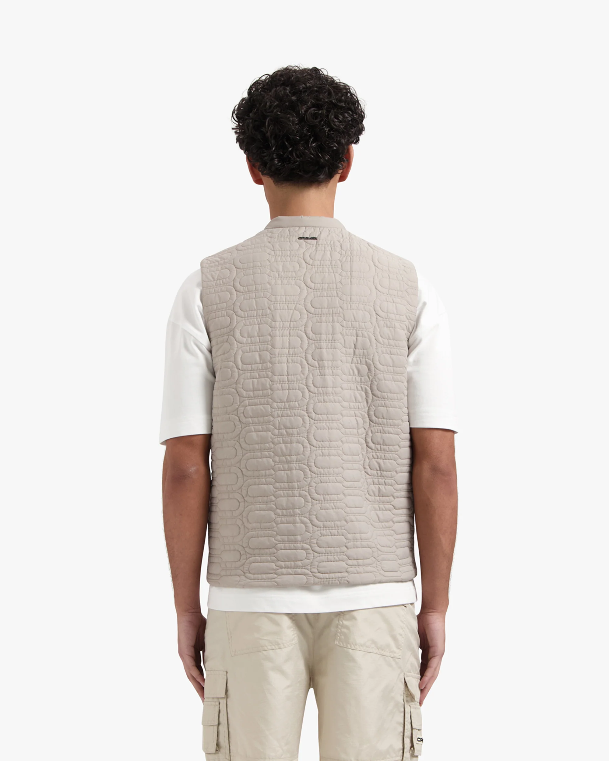 CROYEZ GALLERY QUILTED VEST | STONE - Image 4