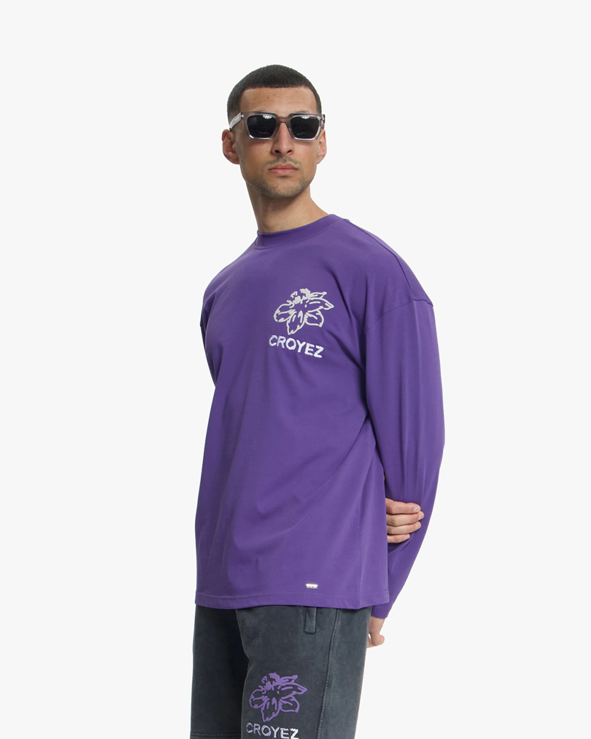Croyez Gardener Longsleeve | Dark Purple - Image 3