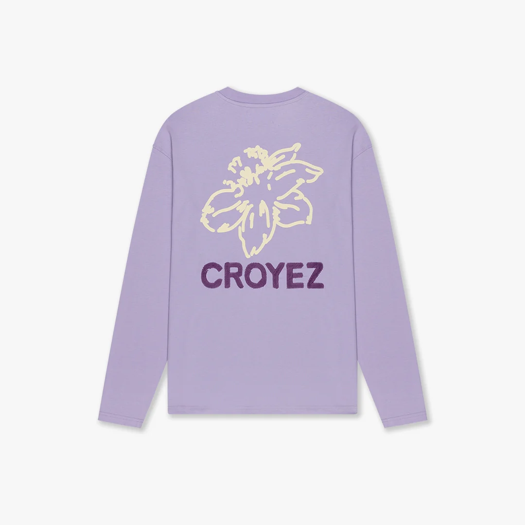 CROYEZ GARDENER LONGSLEEVE T-SHIRT | LILAC - Image 2