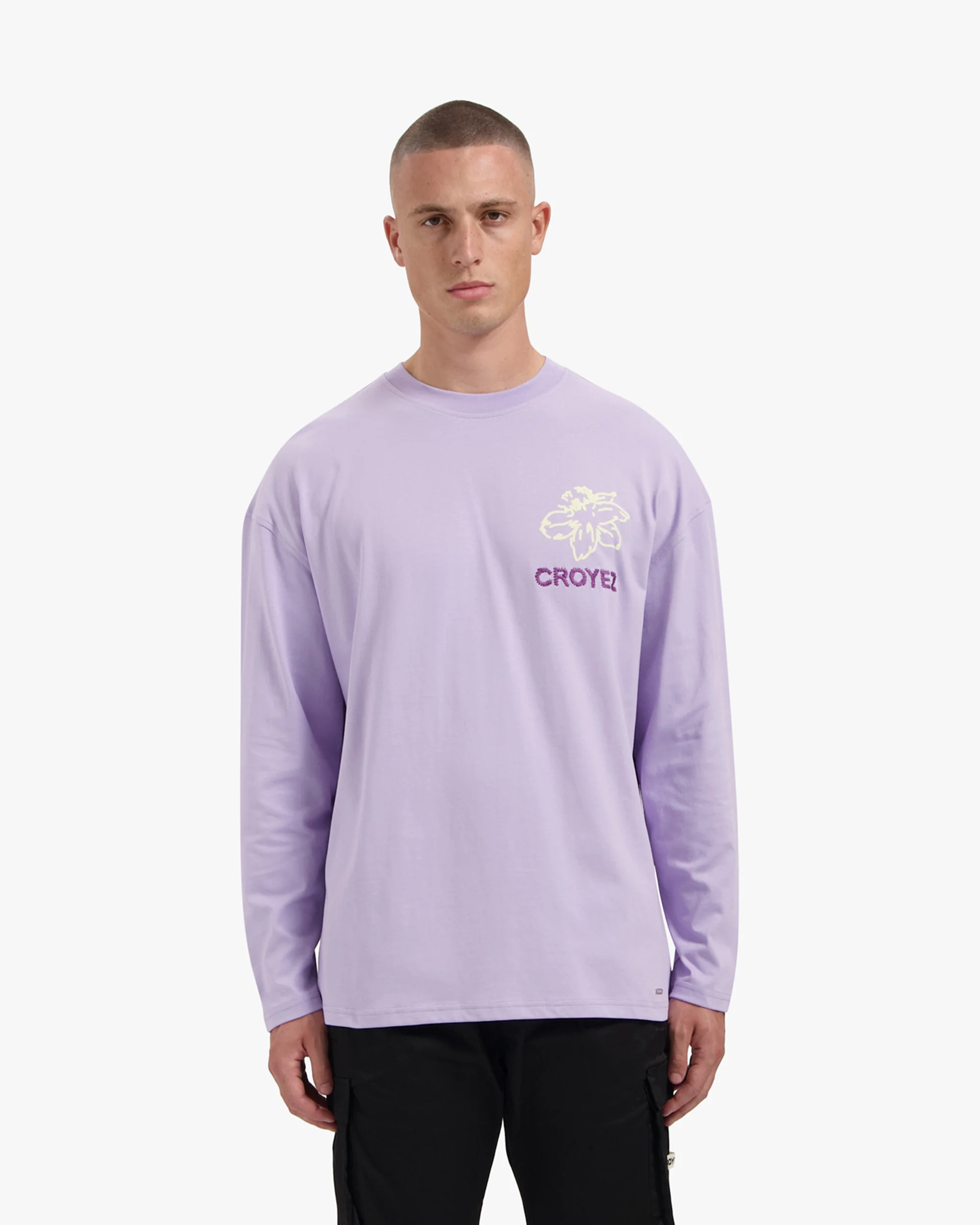 CROYEZ GARDENER LONGSLEEVE T-SHIRT | LILAC - Image 3