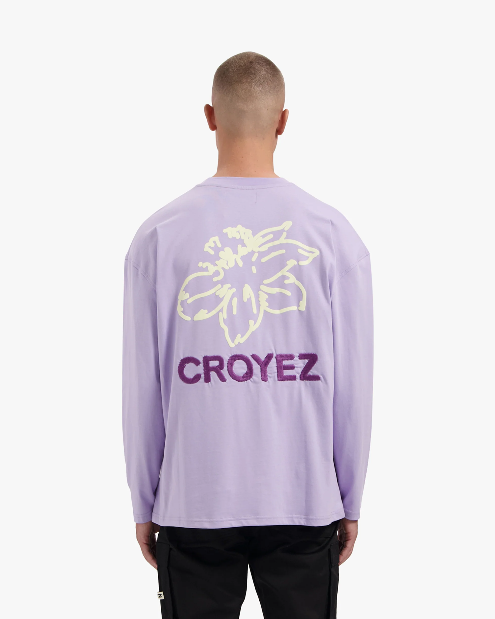 CROYEZ GARDENER LONGSLEEVE T-SHIRT | LILAC - Image 4
