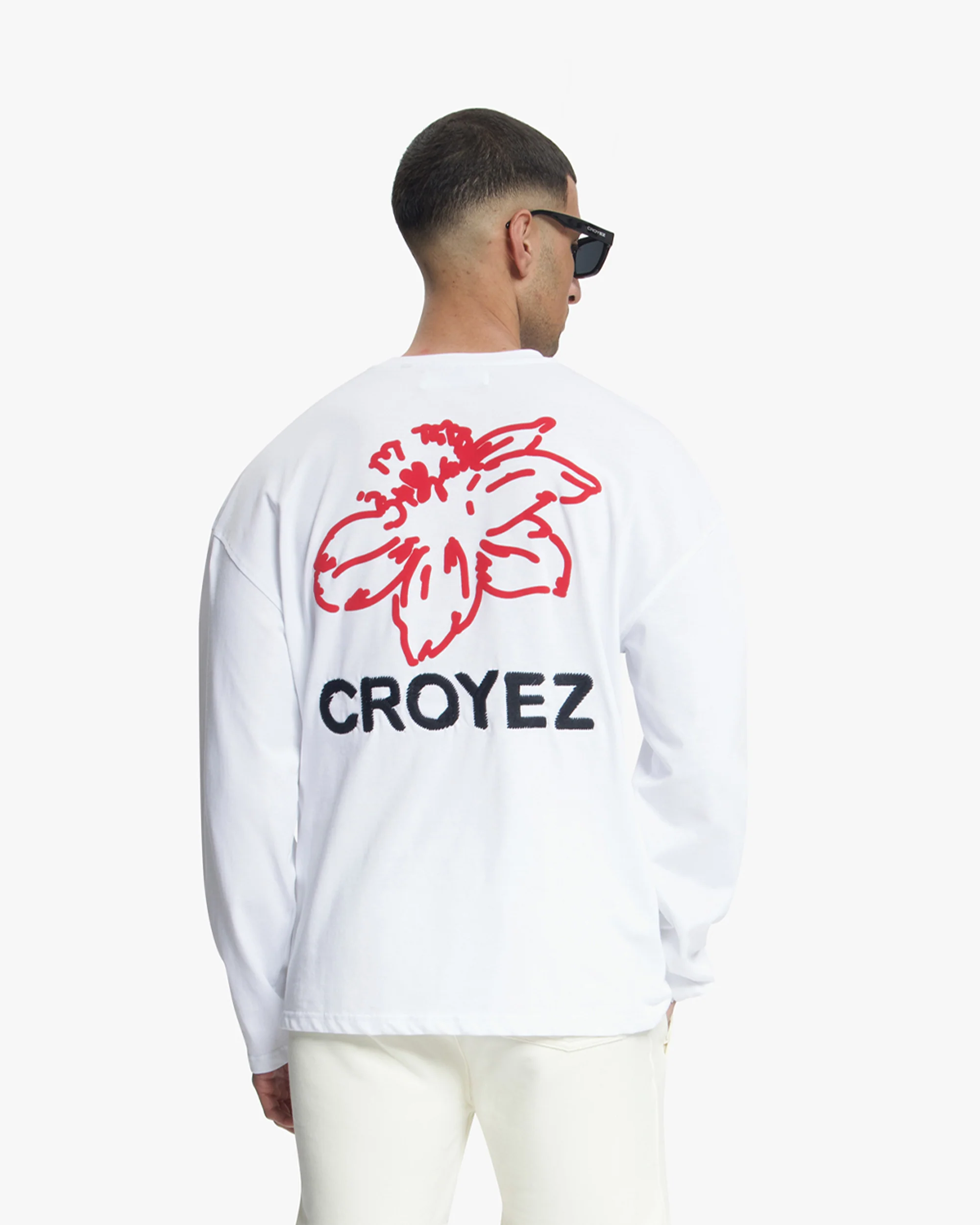 Croyez Gardener Longsleeve | White/Red - Image 4