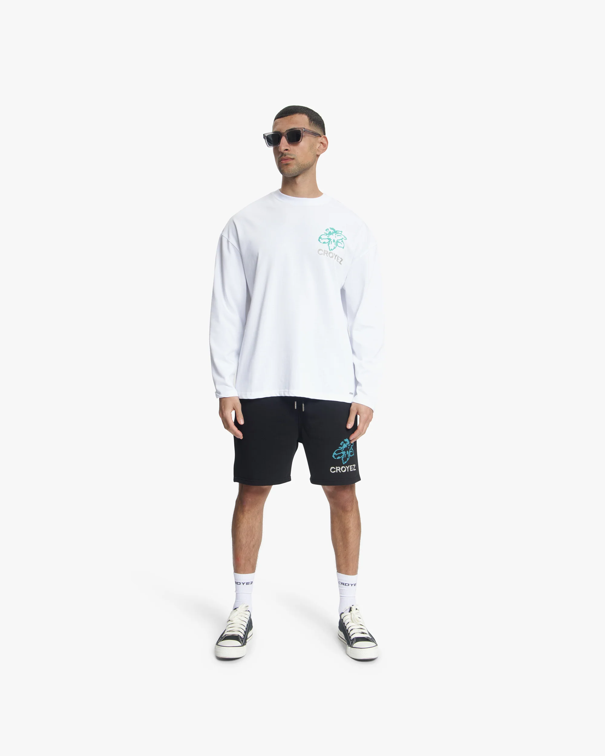 Croyez Gardener Longsleeve | White/Tiffany Blue - Image 5