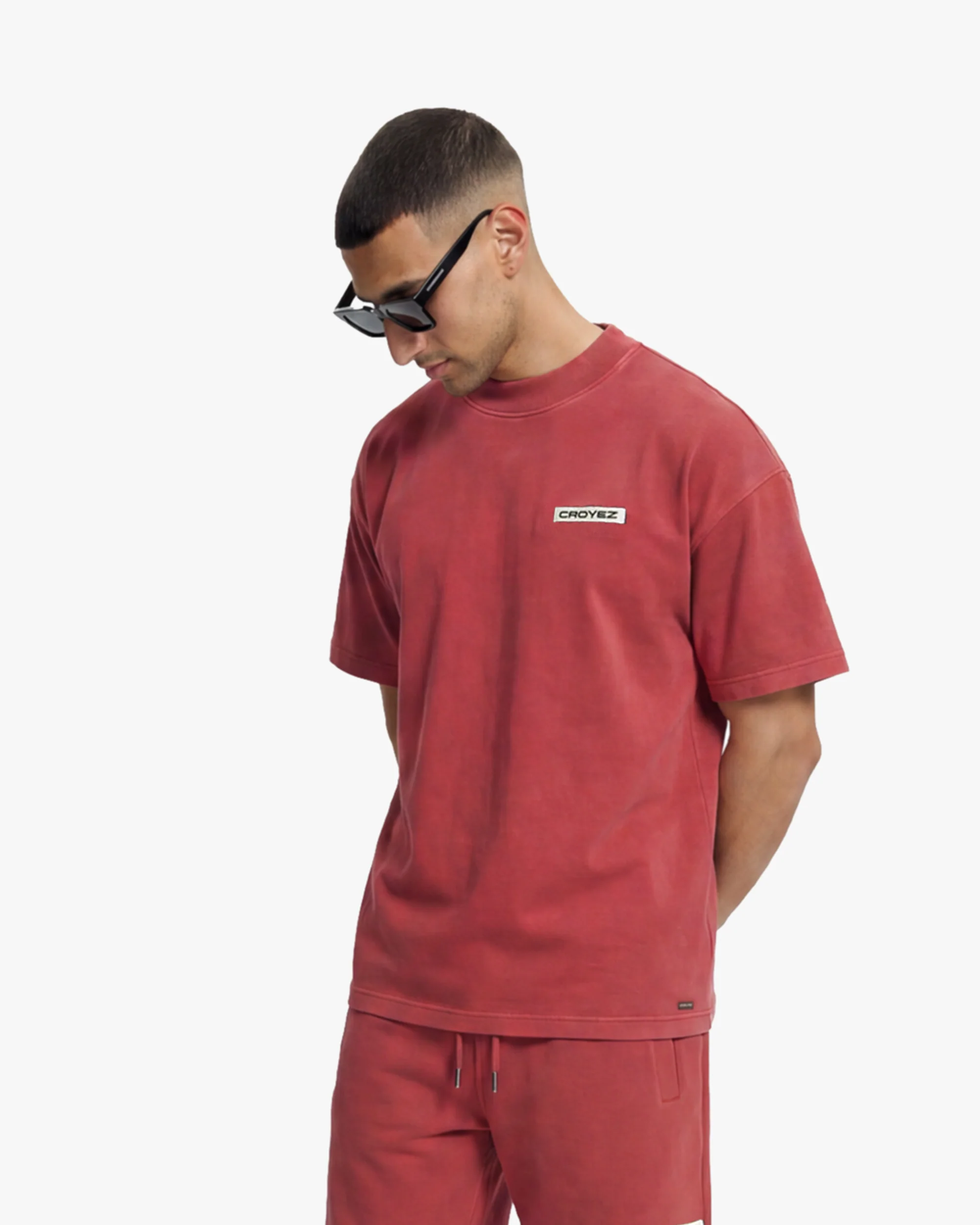 Croyez Garment Dye T-Shirt | Red - Image 3