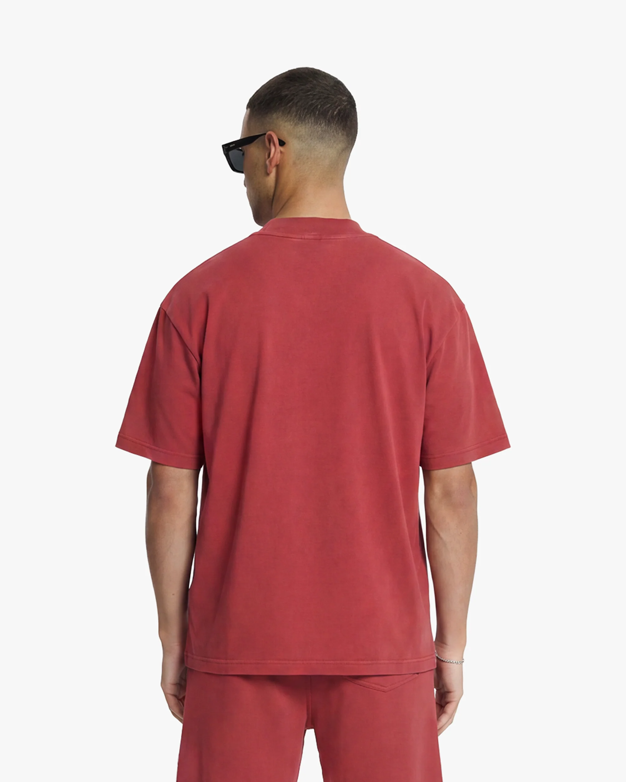 Croyez Garment Dye T-Shirt | Red - Image 4