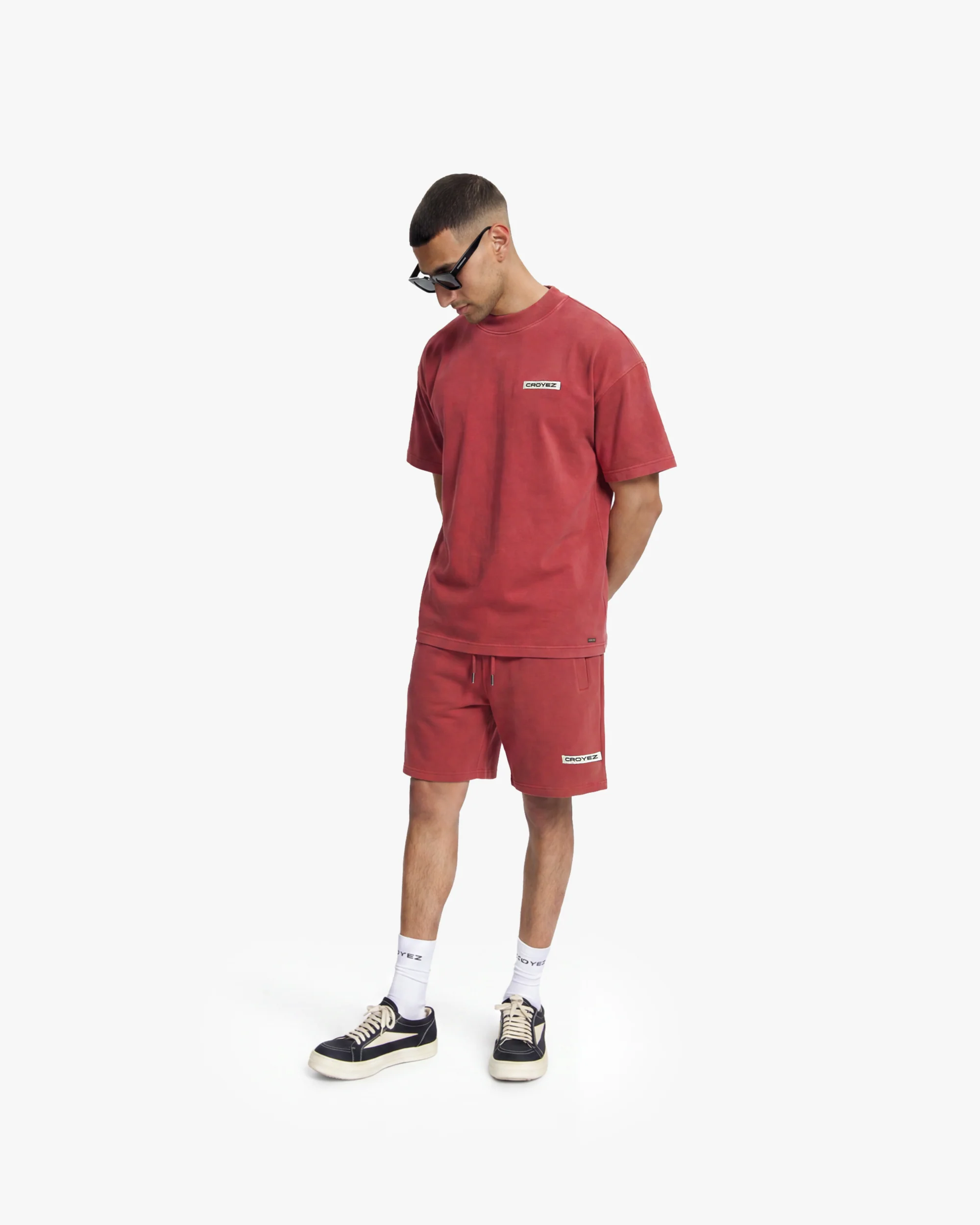 Croyez Garment Dye T-Shirt | Red - Image 5