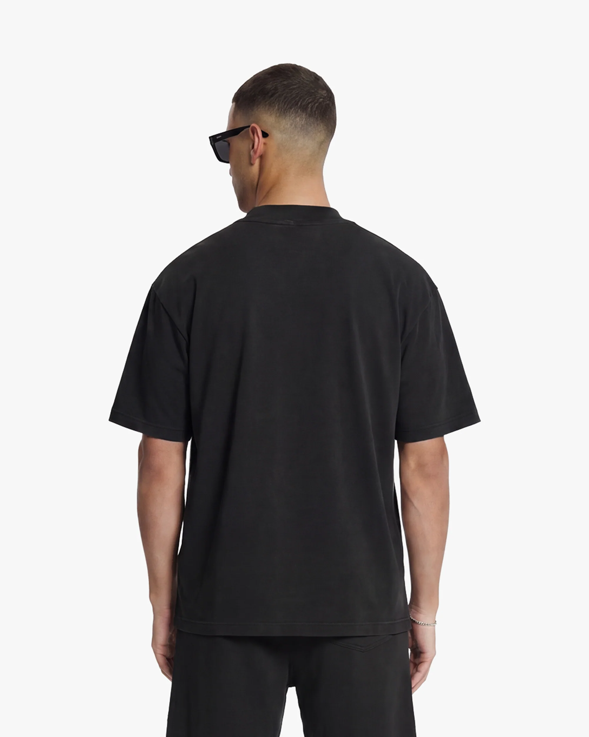 Croyez Garment Dye T-Shirt | Vintage Black - Image 4