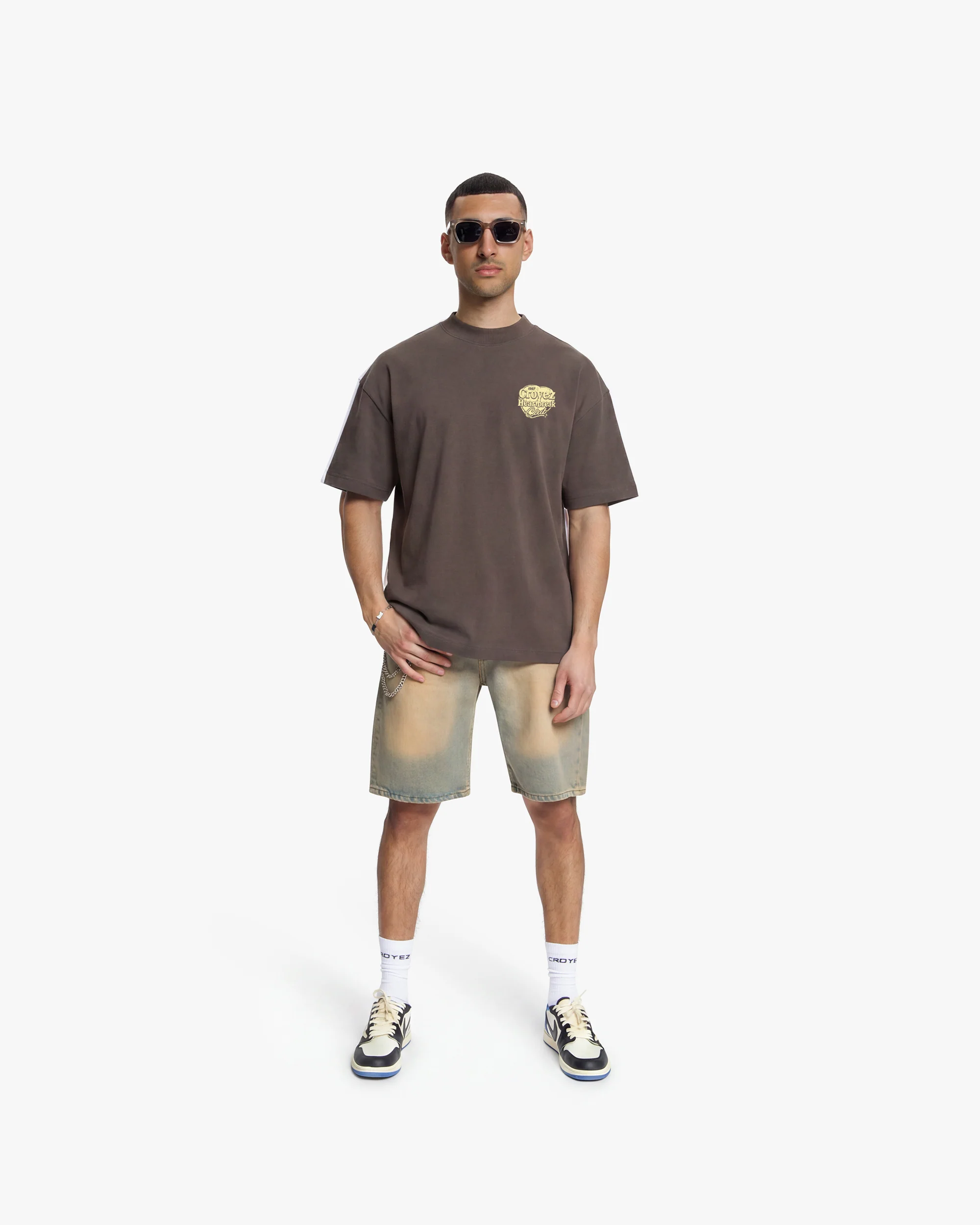 Croyez Heartbreak Club T-Shirt | Washed Brown - Image 5