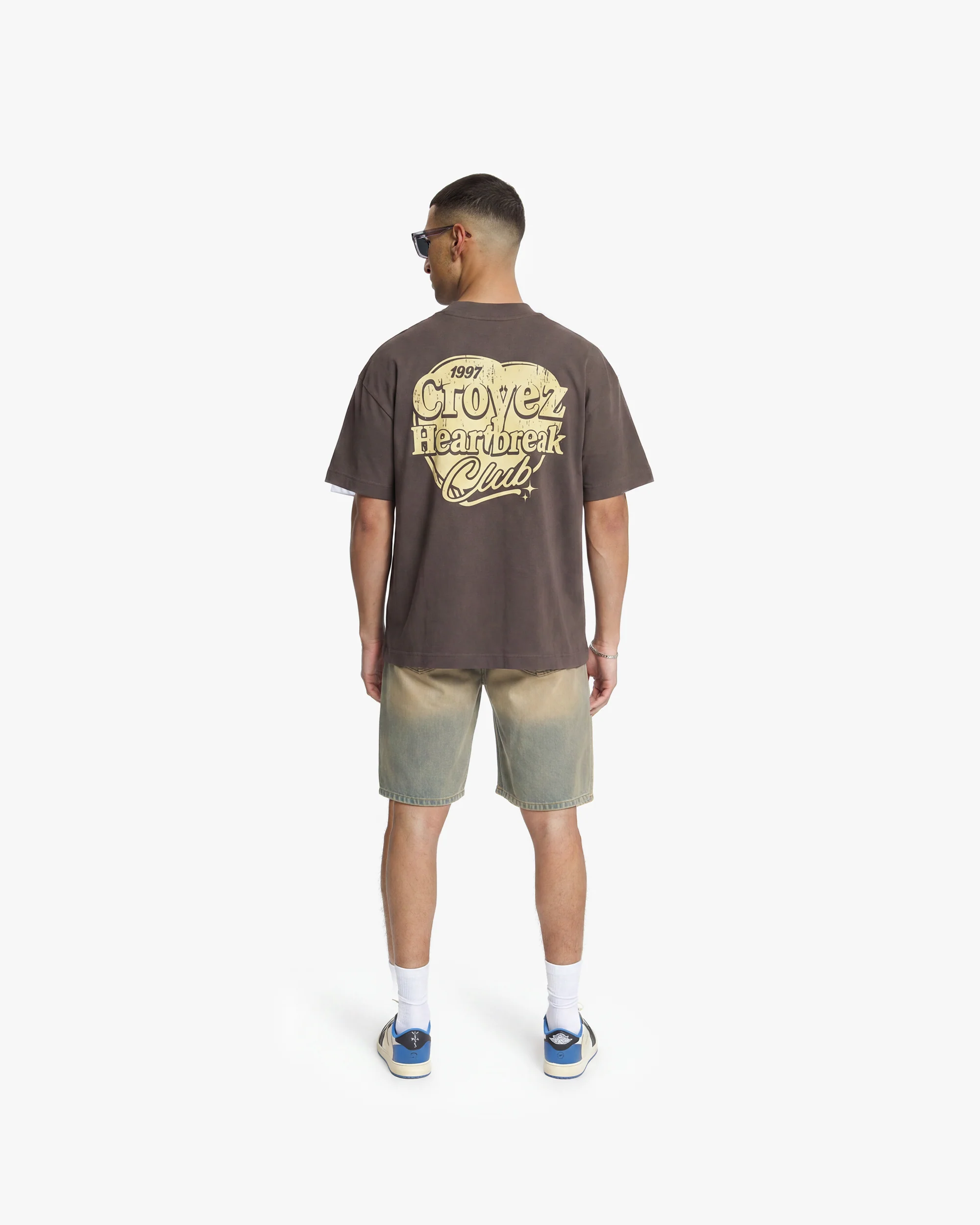 Croyez Heartbreak Club T-Shirt | Washed Brown - Image 6
