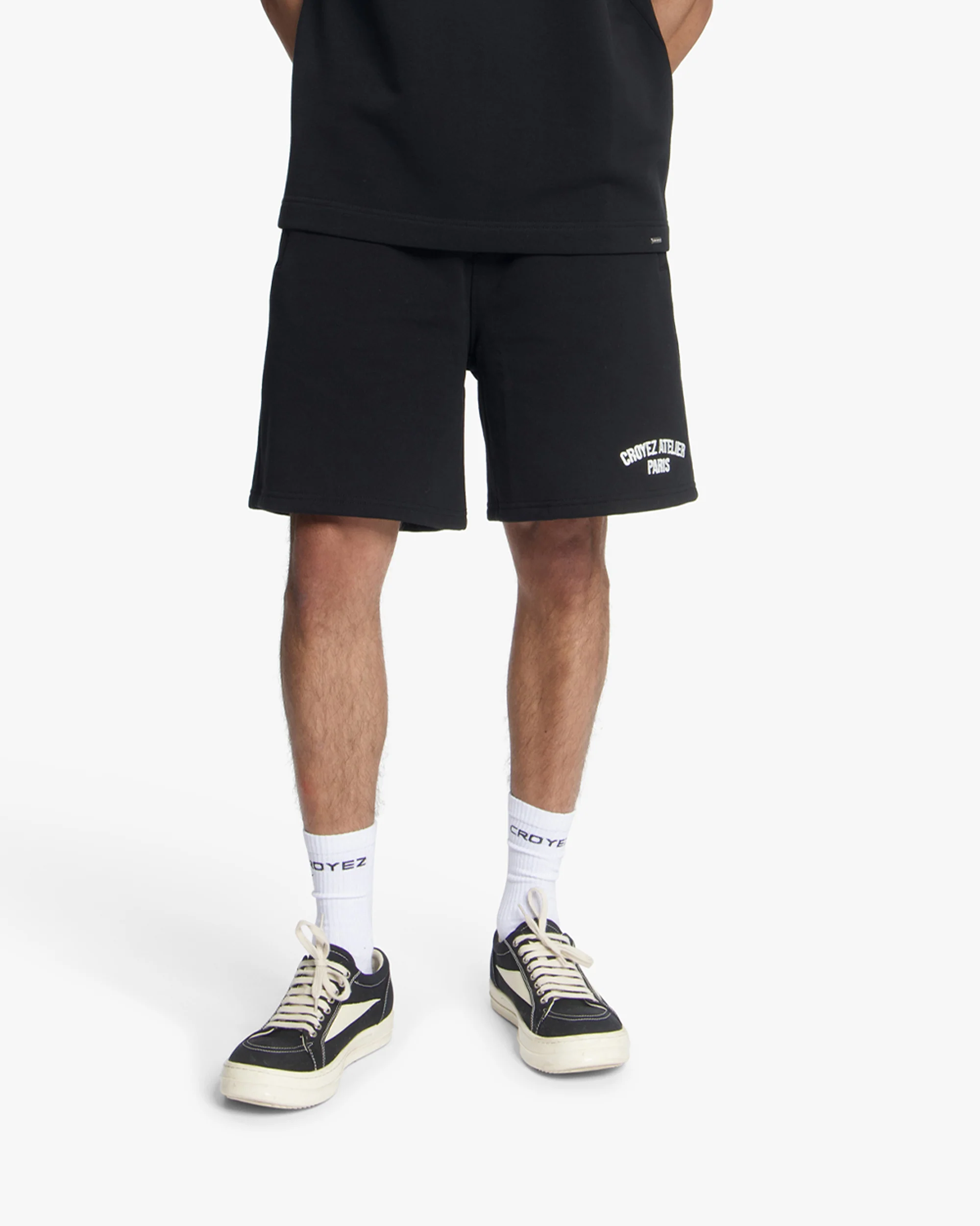Croyez Heavyweight Atelier Shorts | Black - Image 3