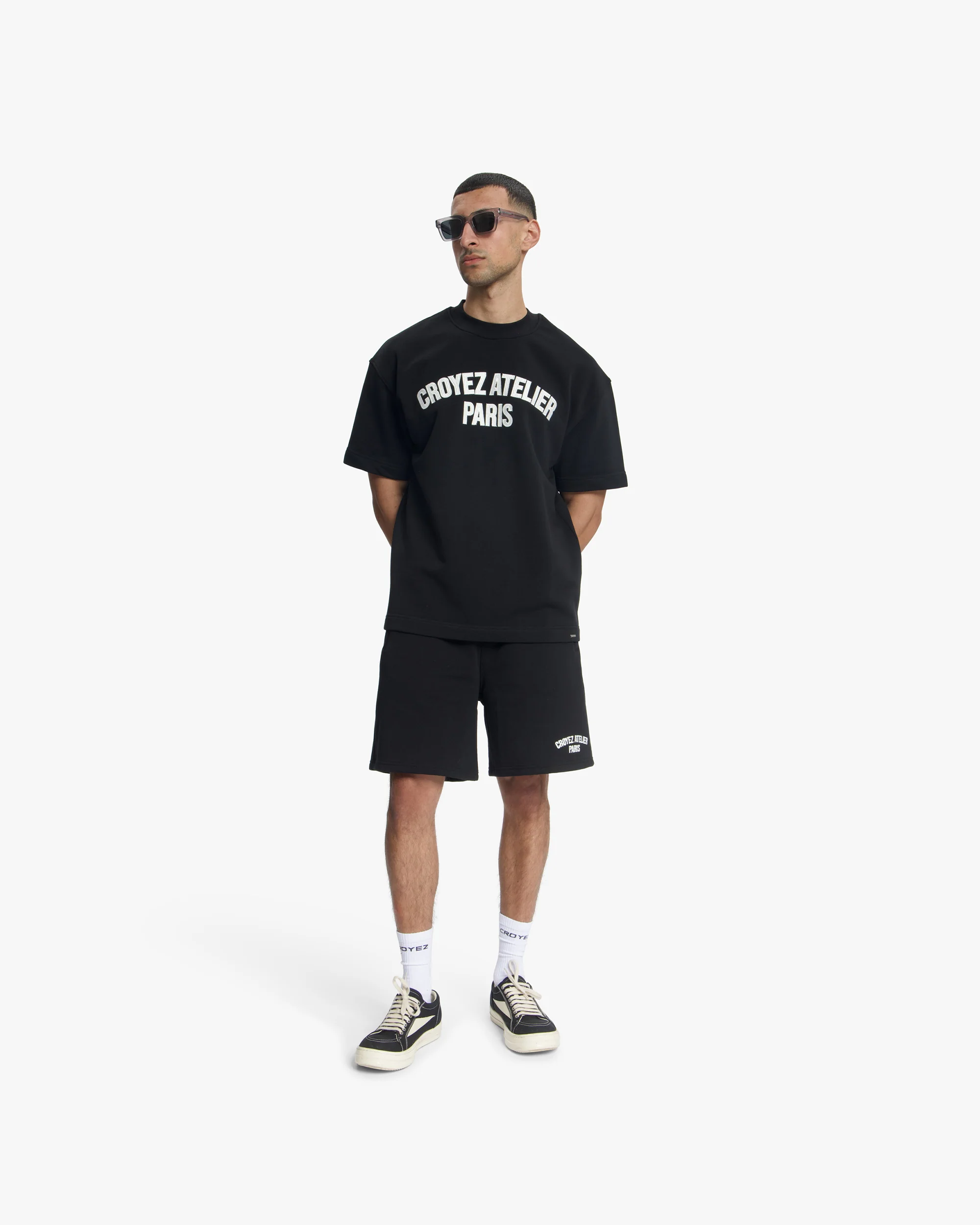 Croyez Heavyweight Atelier Shorts | Black - Image 5