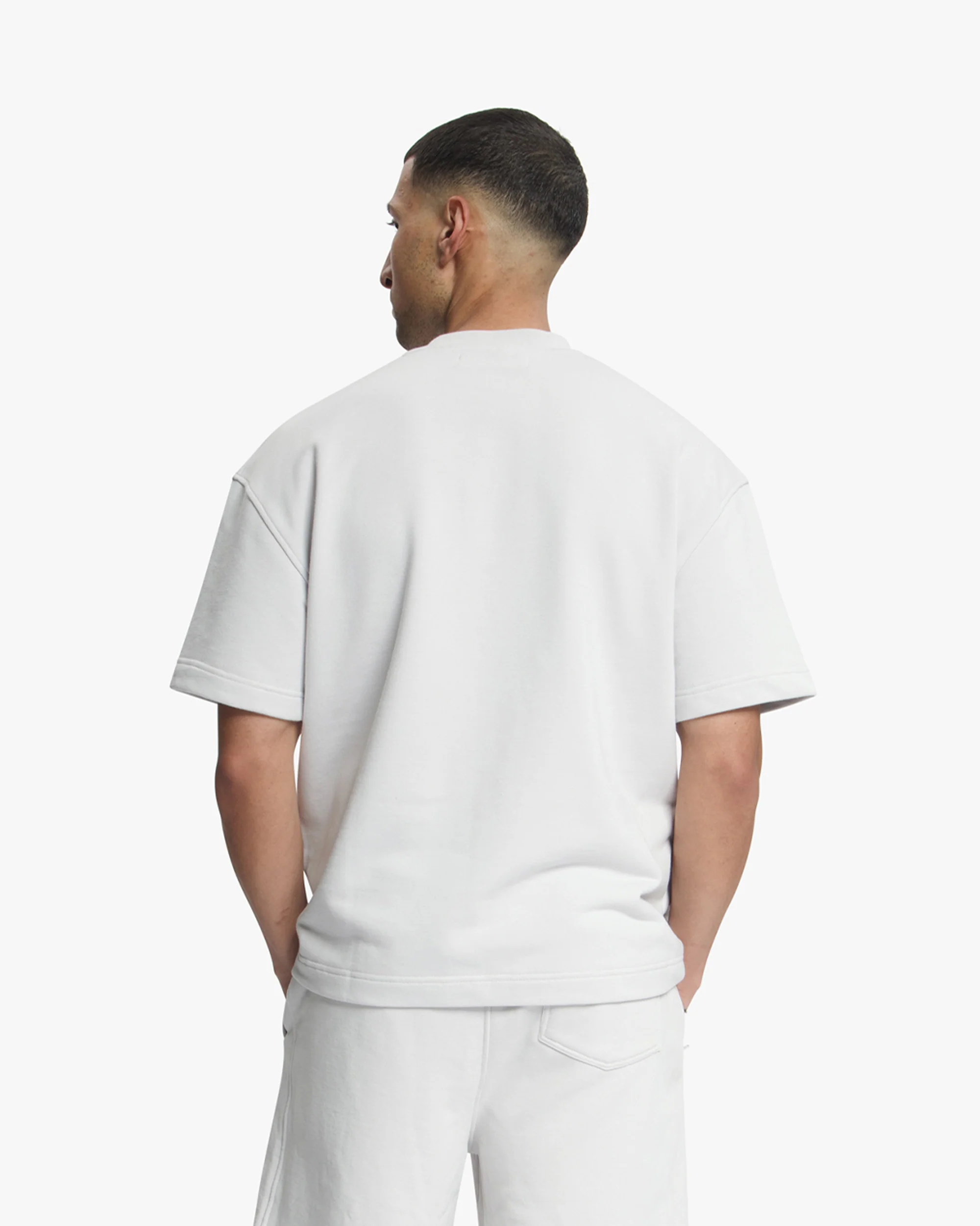 Croyez Heavyweight Atelier T-Shirt | Light Grey - Image 4