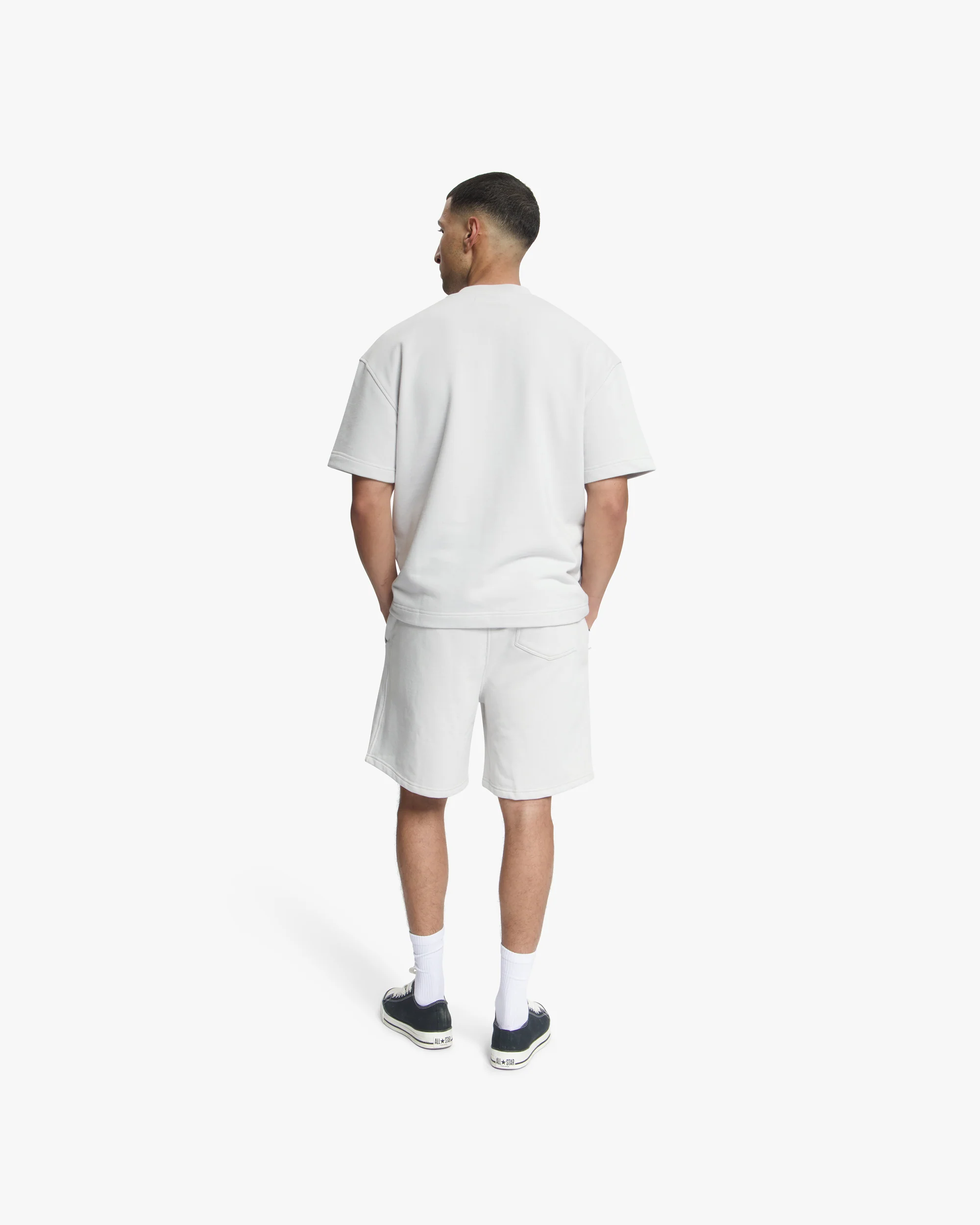 Croyez Heavyweight Atelier T-Shirt | Light Grey - Image 6