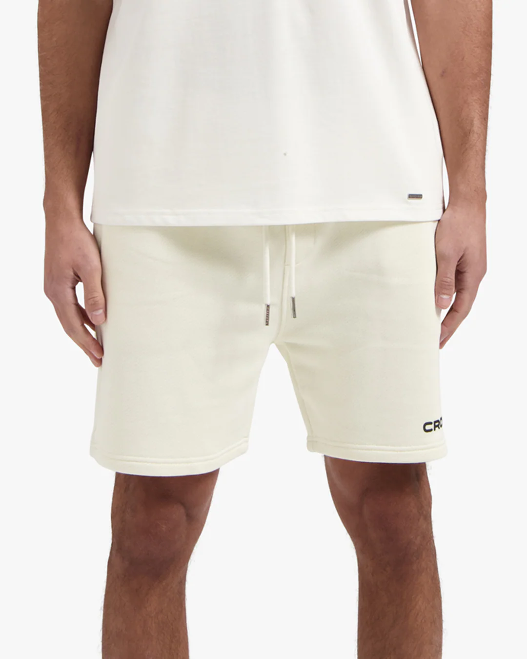 CROYEZ HEAVYWEIGHT LOGO SHORTS | OFF-WHITE - Image 3