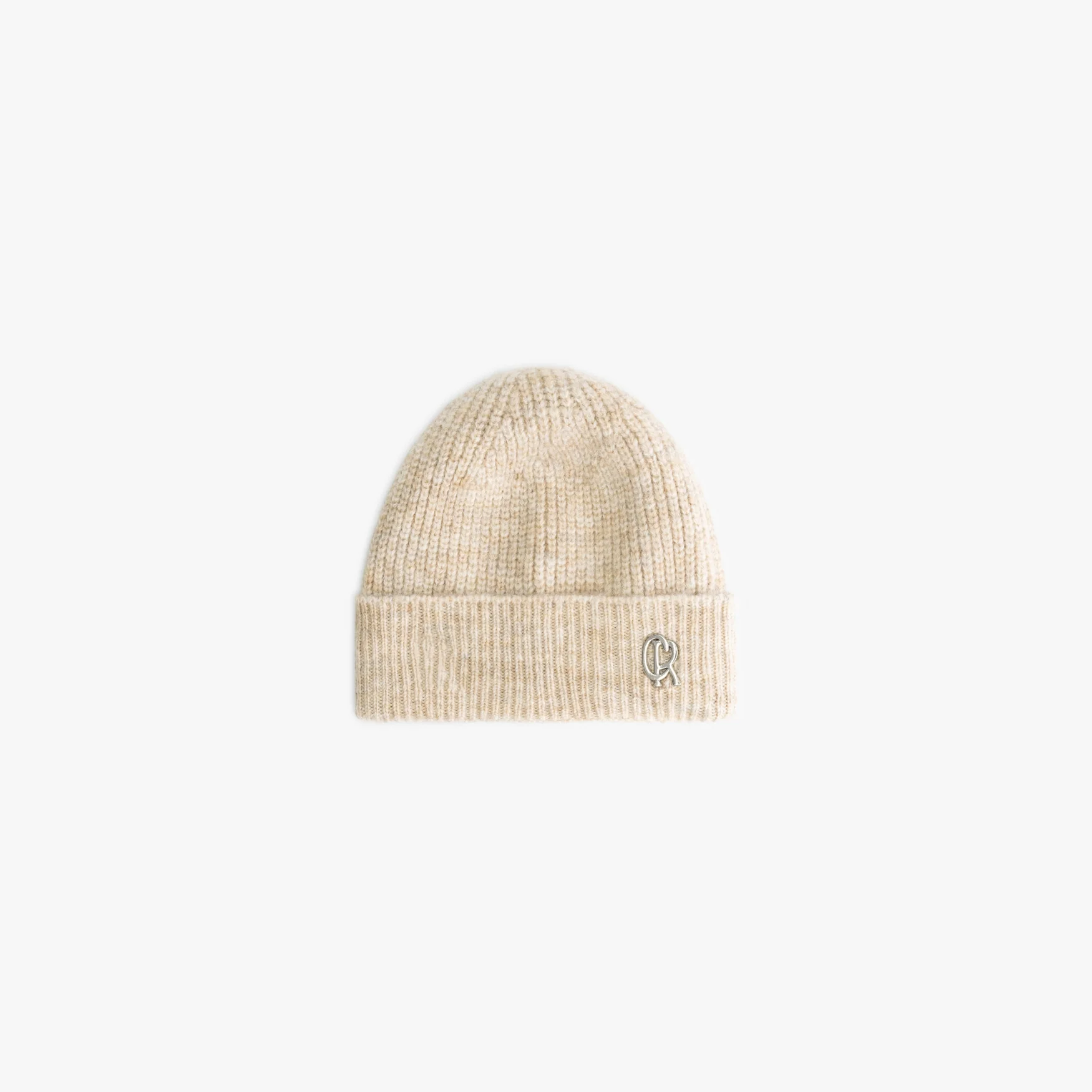 CROYEZ INITIAL BEANIE | CREAM