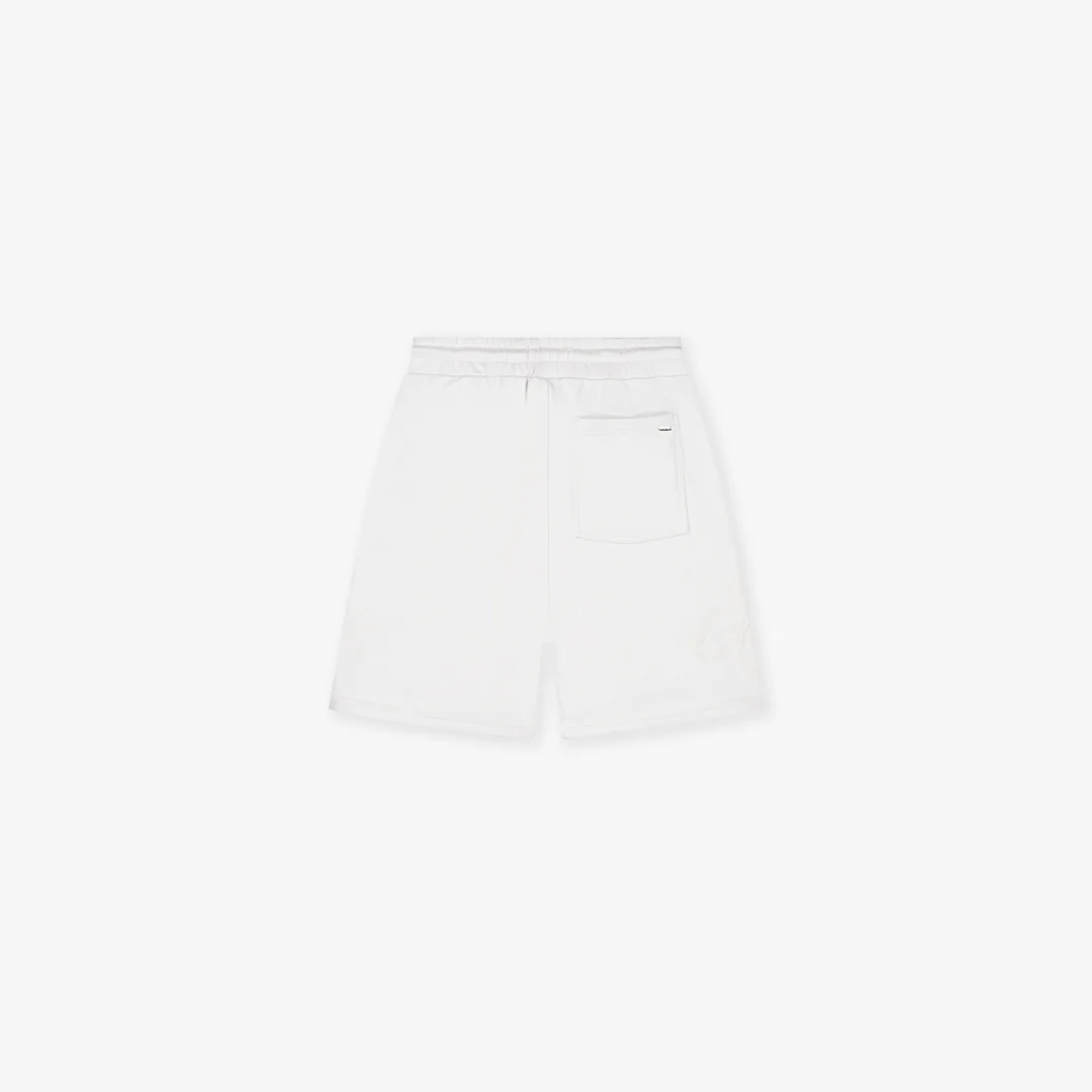 Croyez Initial Flower Shorts | Light Grey - Image 2