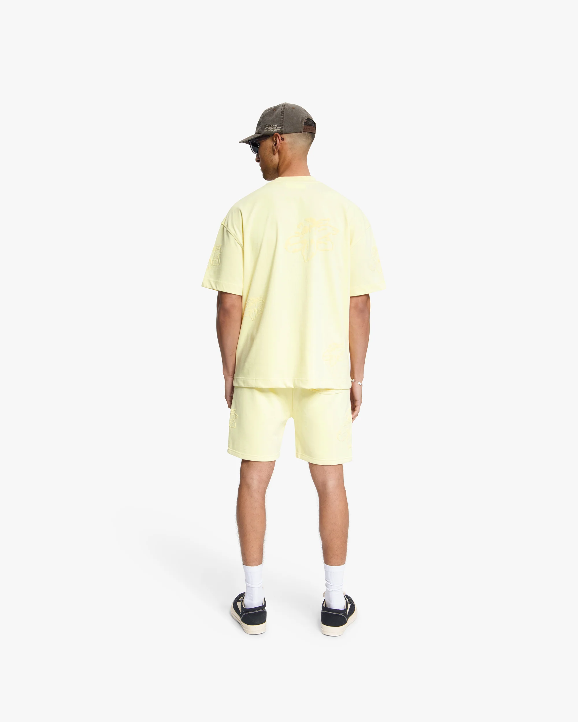 Croyez Initial Flower T-Shirt | Butter Yellow - Image 6