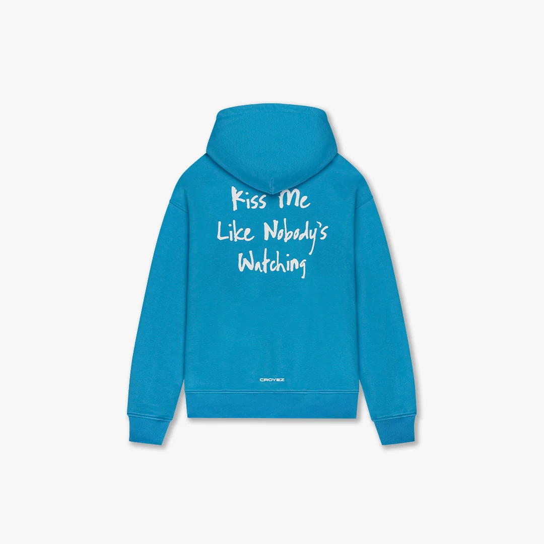 CROYEZ KISS ME LIKE ZIP HOODIE | BLUE - Image 2