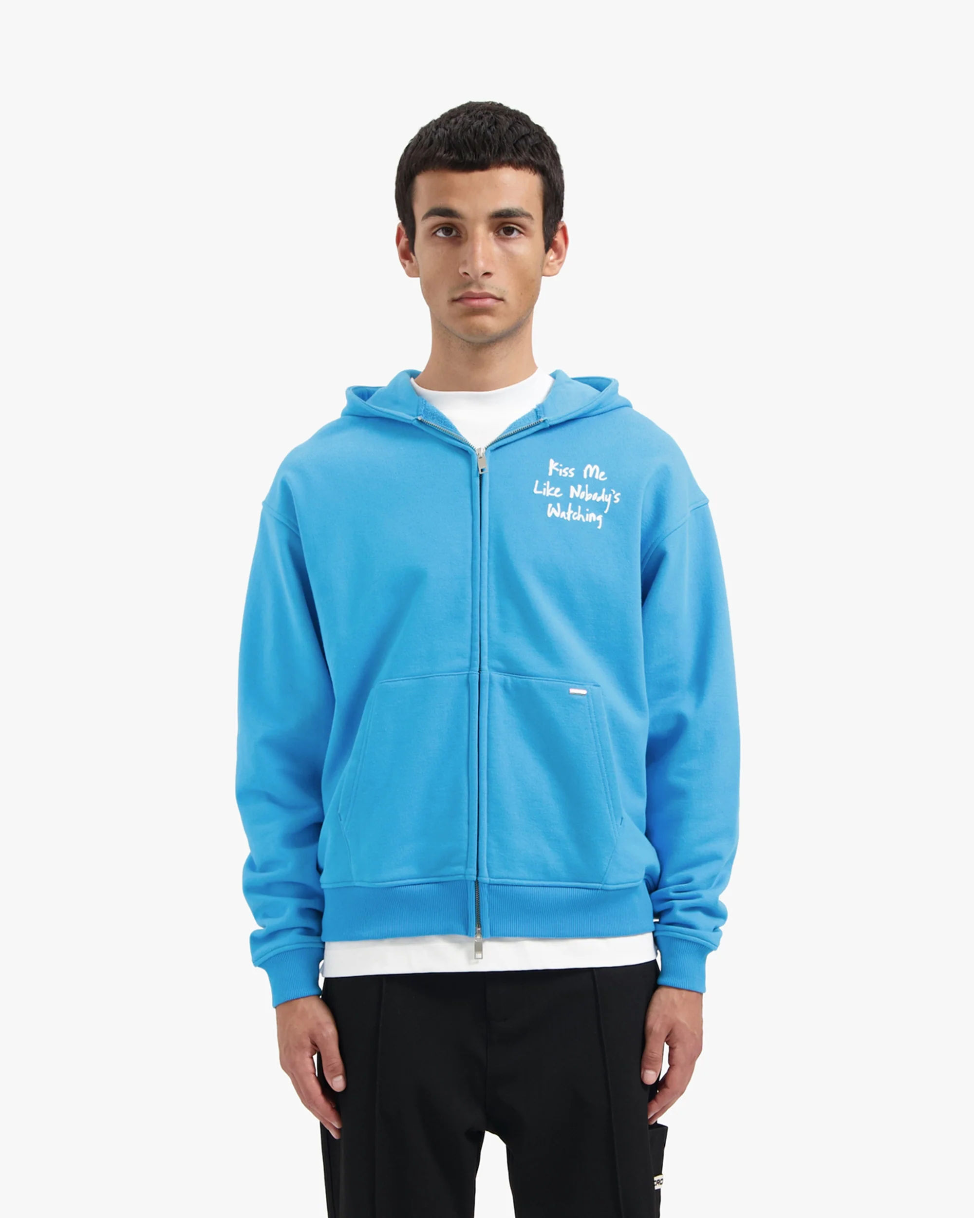 CROYEZ KISS ME LIKE ZIP HOODIE | BLUE - Image 3