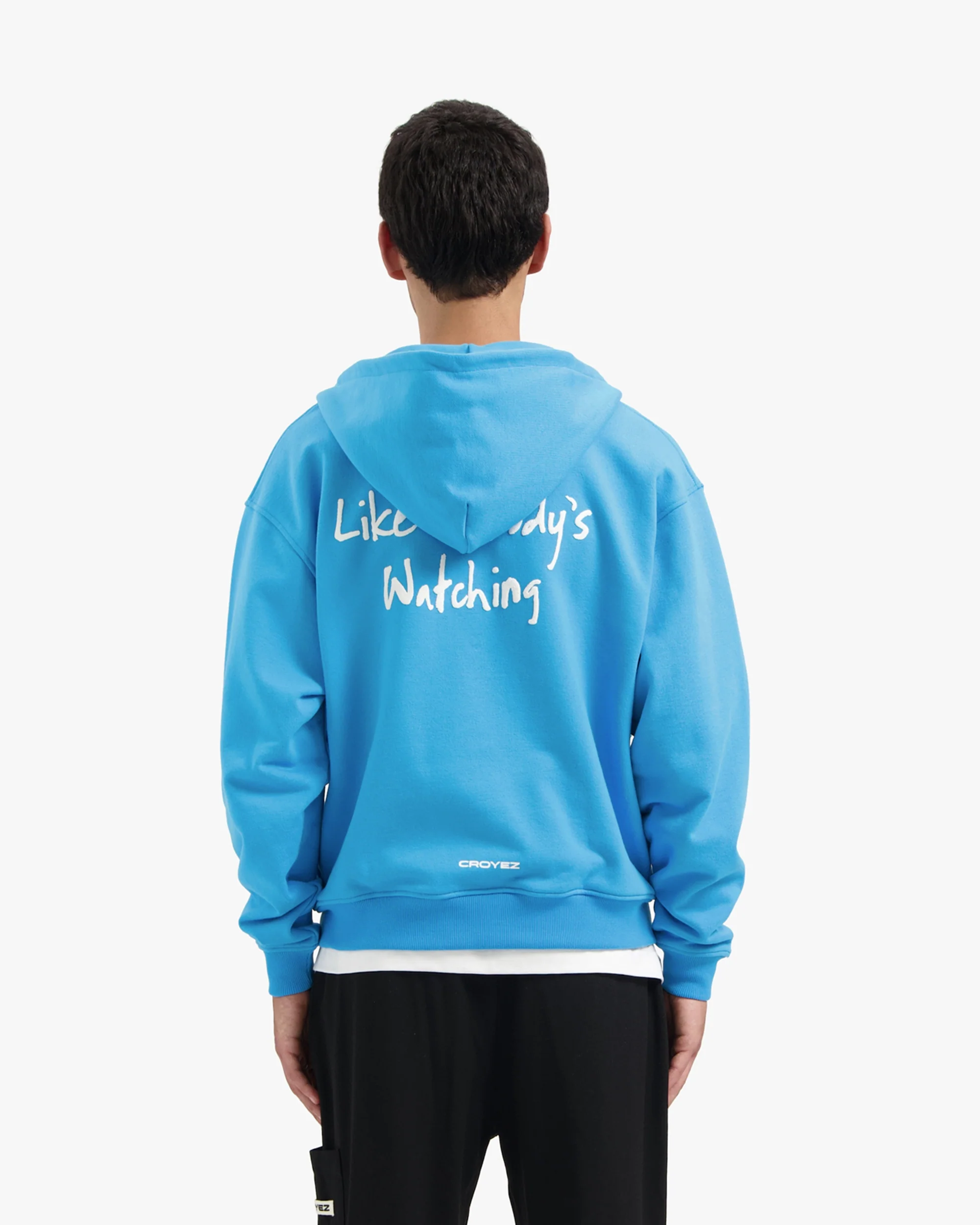CROYEZ KISS ME LIKE ZIP HOODIE | BLUE - Image 4