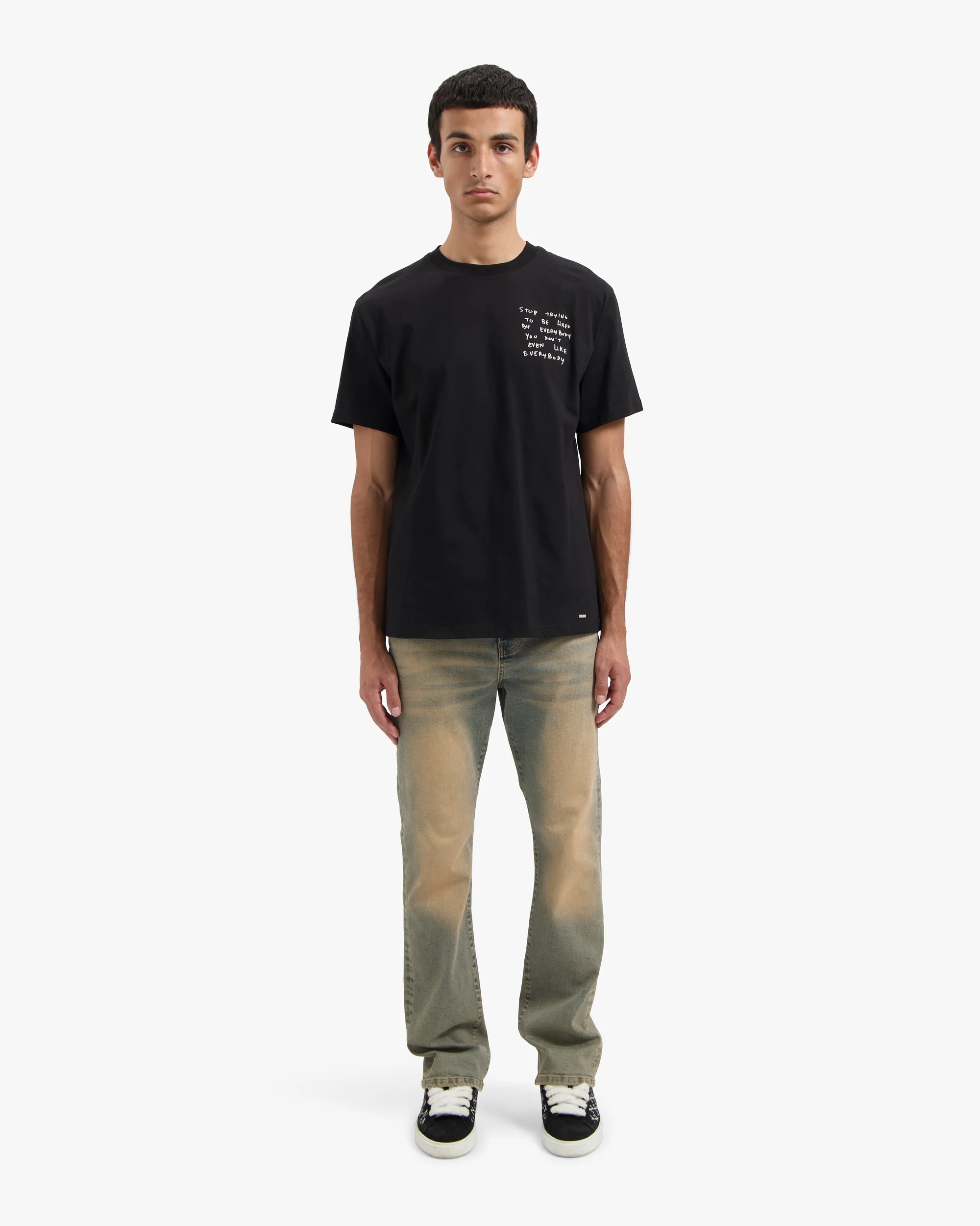 CROYEZ LIKED BY EVERYBODY T-SHIRT | BLACK - Image 5