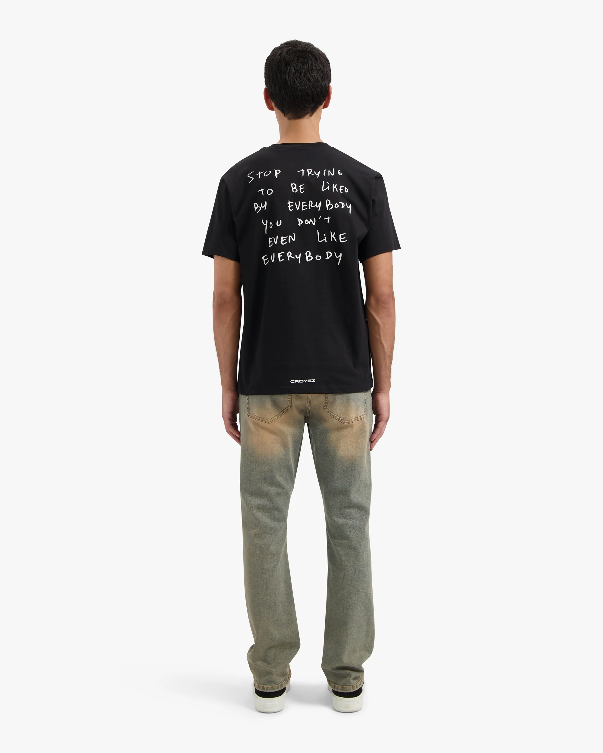 CROYEZ LIKED BY EVERYBODY T-SHIRT | BLACK - Image 6