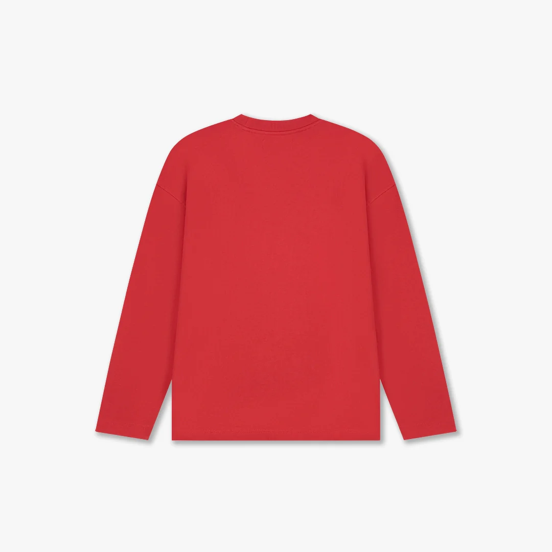 Croyez Logo Longsleeve | Red - Image 2