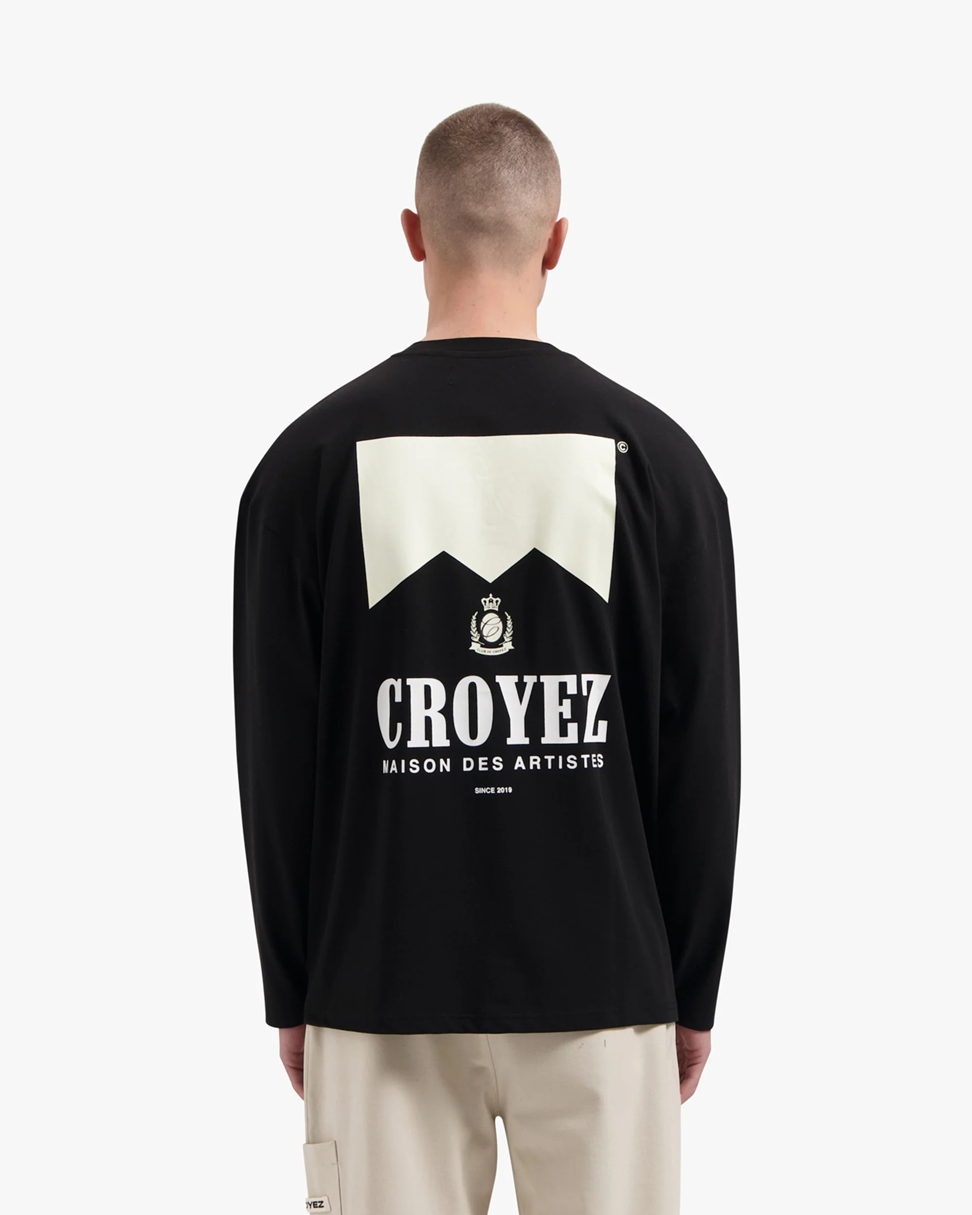 Croyez Maison Fumes Longsleeve | Black - Image 4