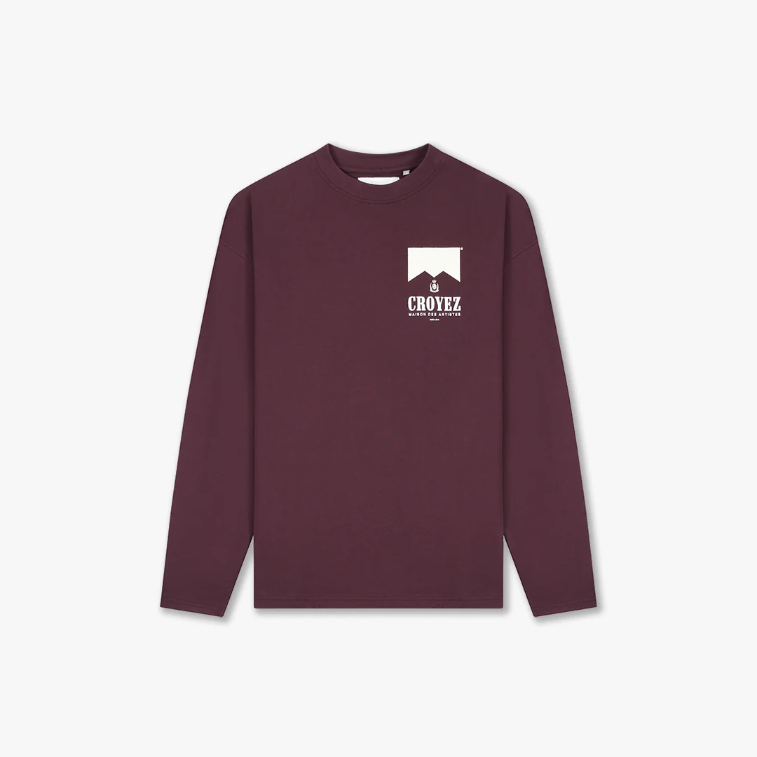 Croyez Maison Fumes Longsleeve | Burgundy