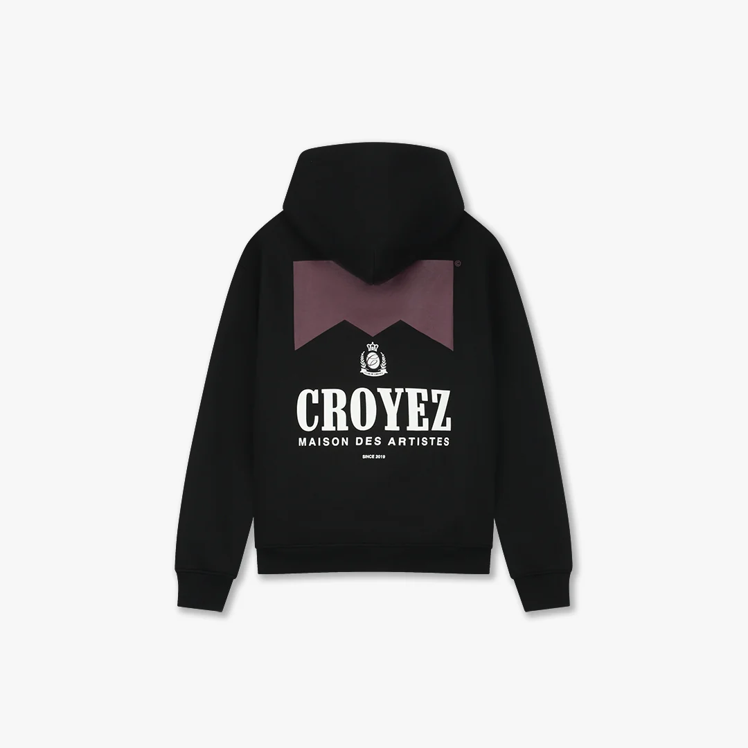 Croyez Maison Fumes Zip Hoodie | Black - Image 2