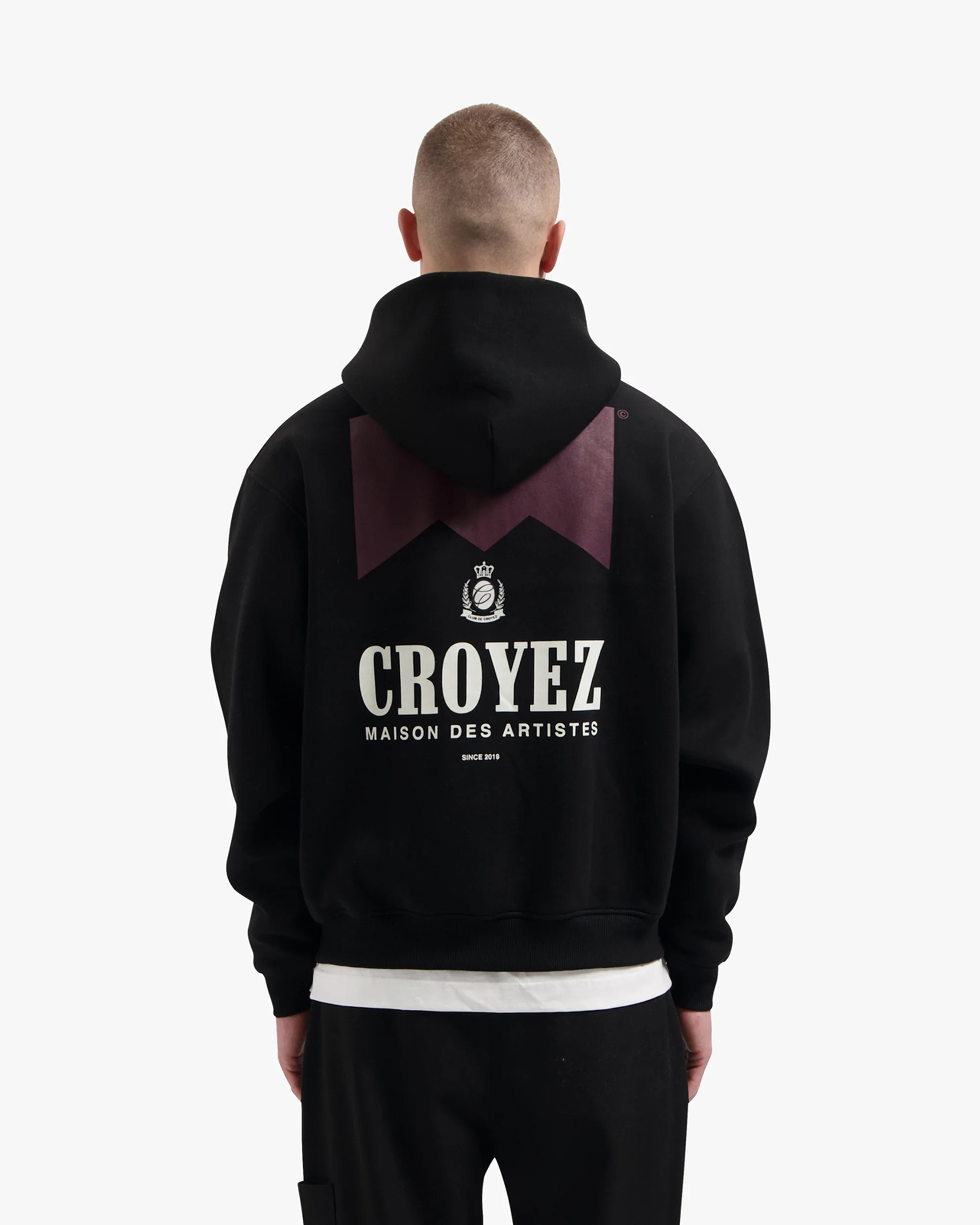 Croyez Maison Fumes Zip Hoodie | Black - Image 4