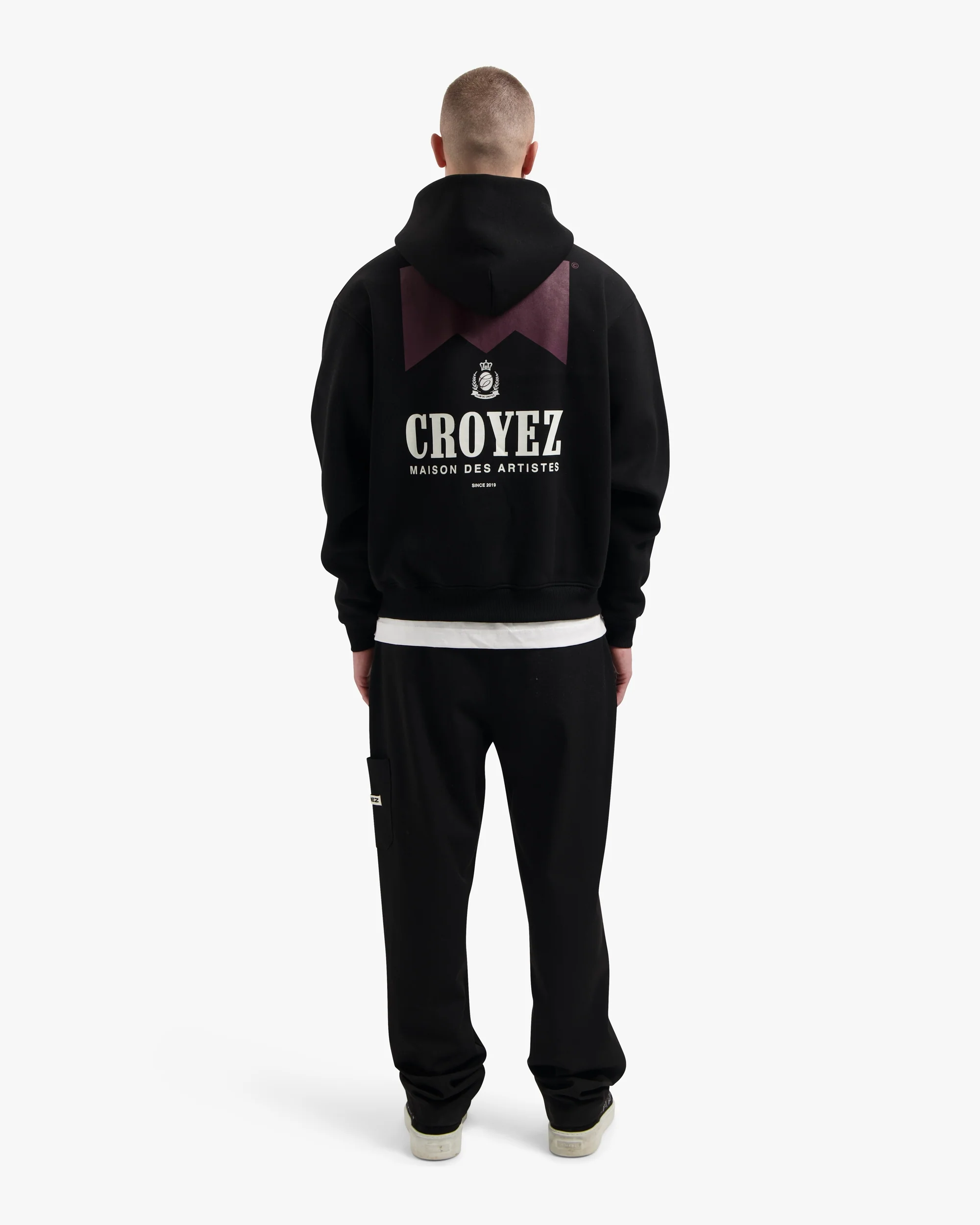 Croyez Maison Fumes Zip Hoodie | Black - Image 6