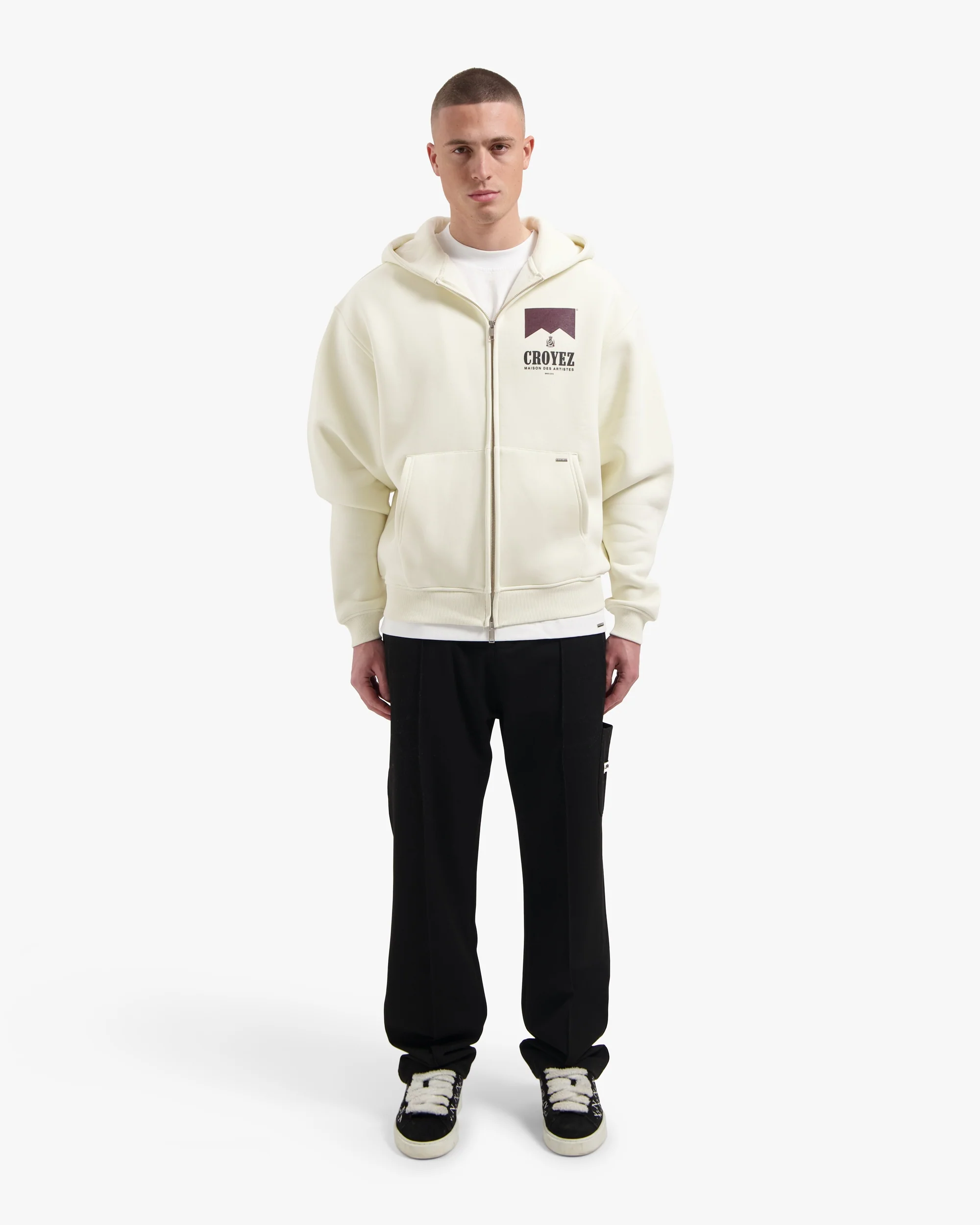 Croyez Maison Fumes Zip Hoodie | Off-White - Image 5