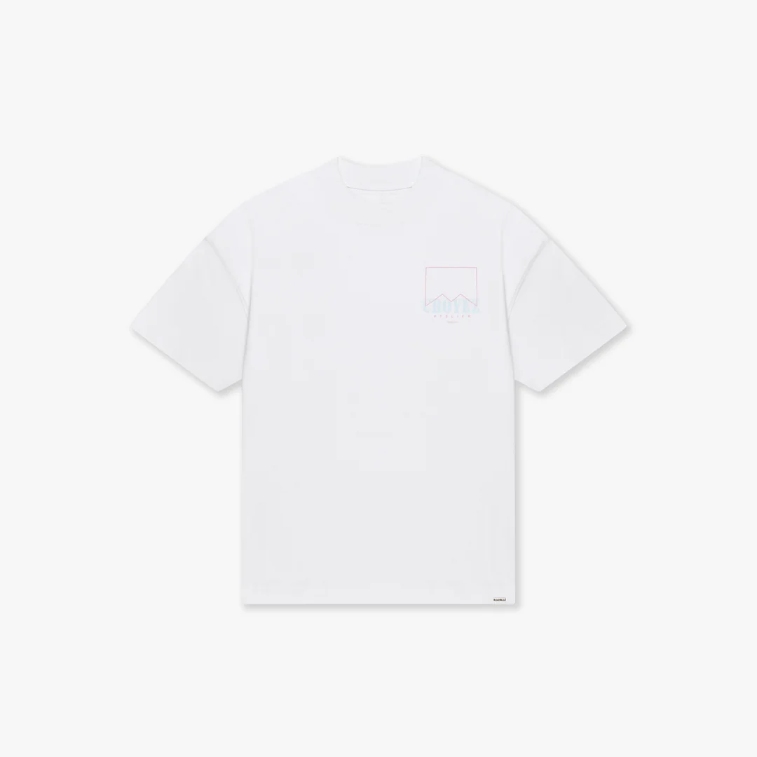 CROYEZ MAROC FUMES T-SHIRT | WHITE/PINK